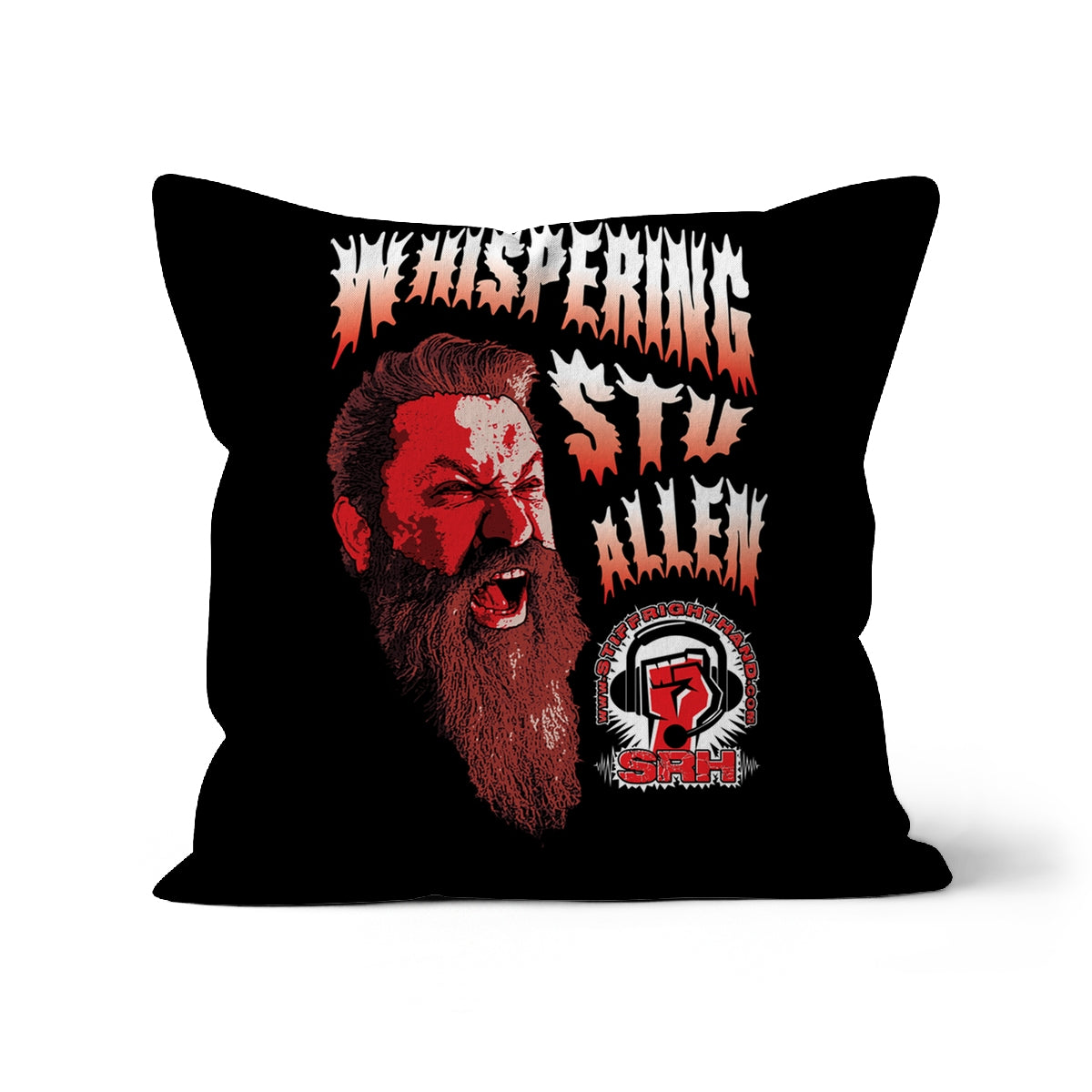 Stiff Right Hand Whispering Stu Allen Cushion