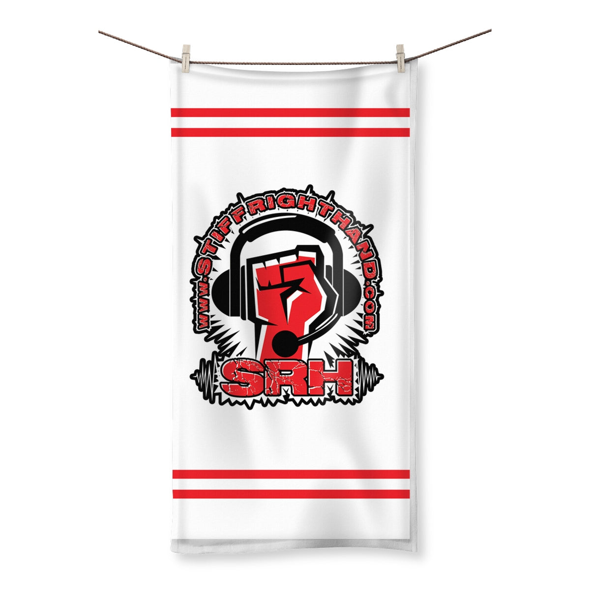 Stiff Right Hand Logo Towel