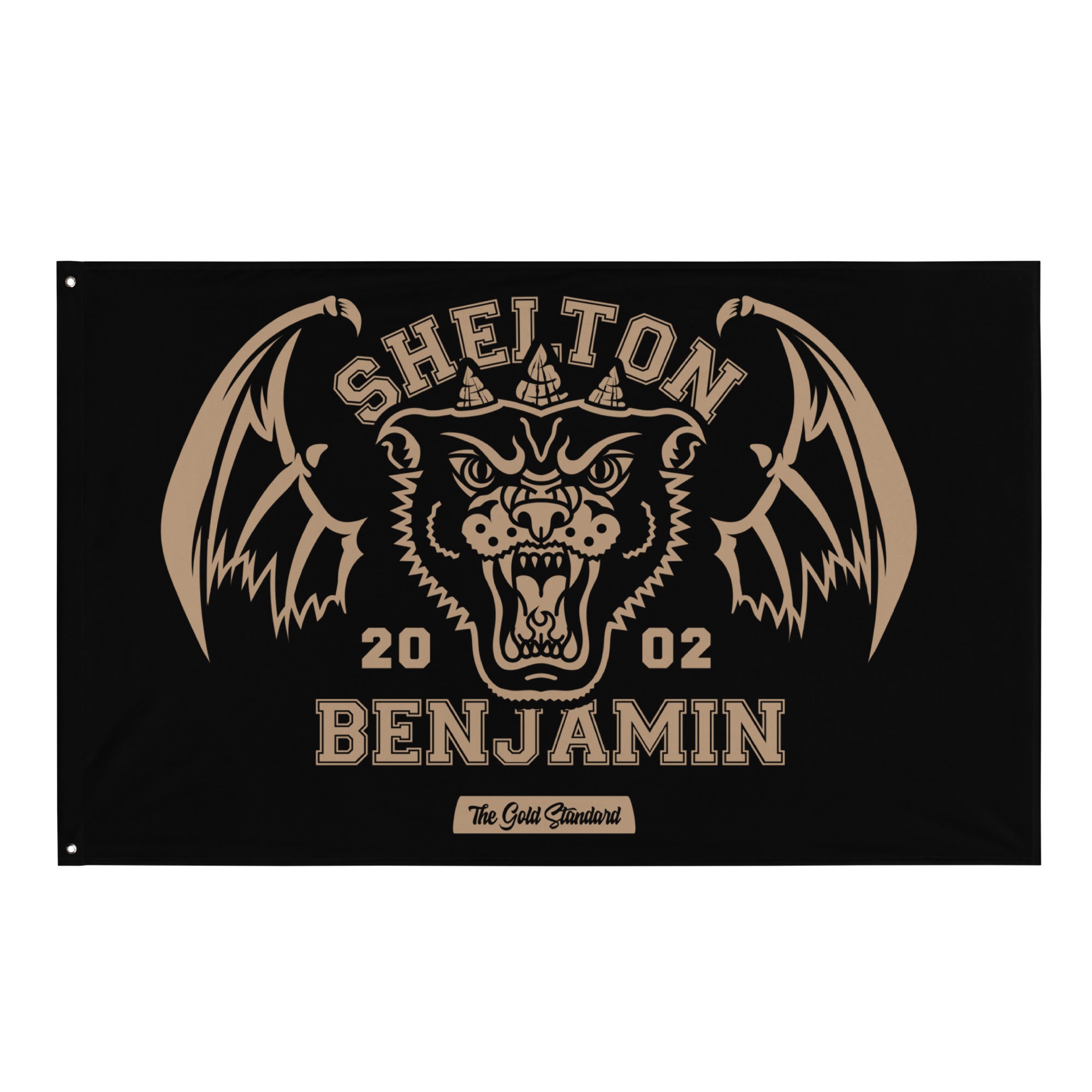 Shelton Benjamin "Gold Standard Est 2002" Flag