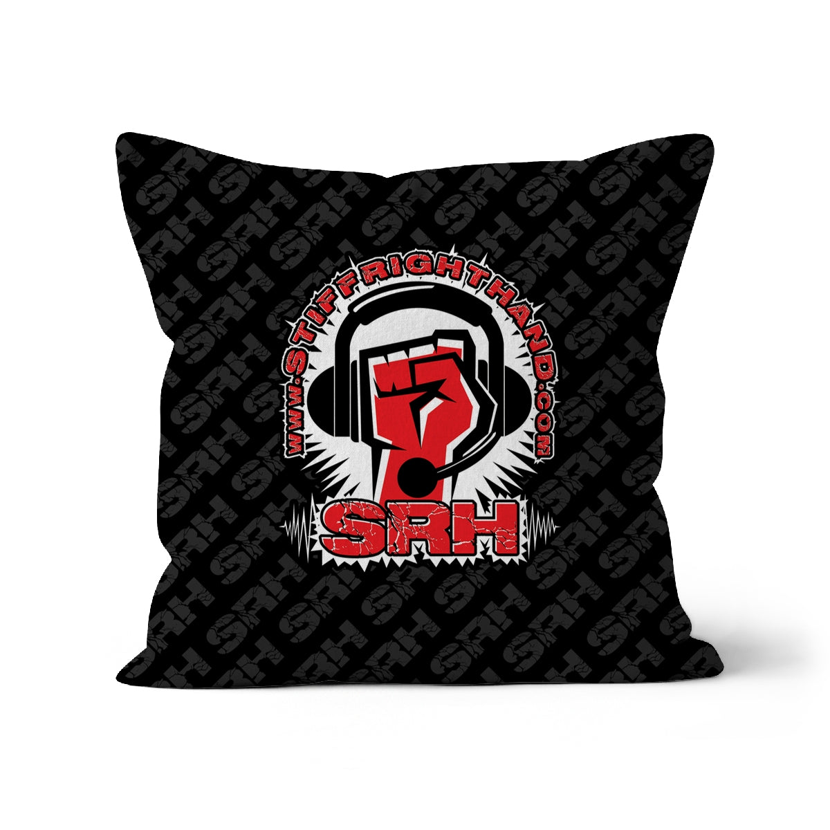 Stiff Right Hand Logo Cushion