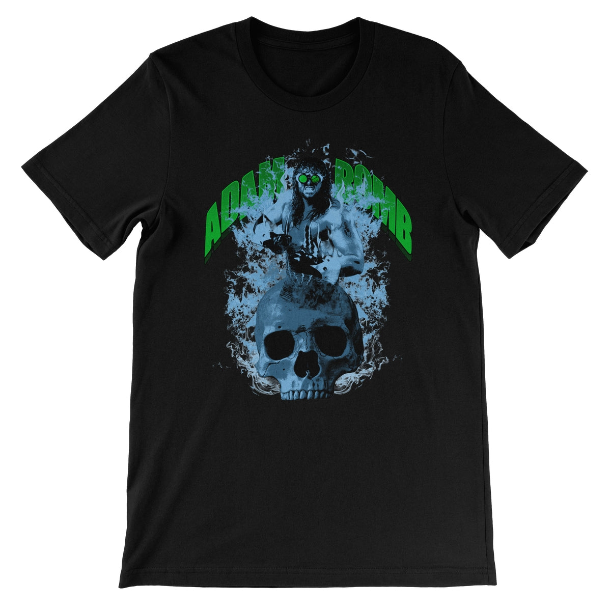 Adam Bomb Skull Flame Unisex Short Sleeve T-Shirt