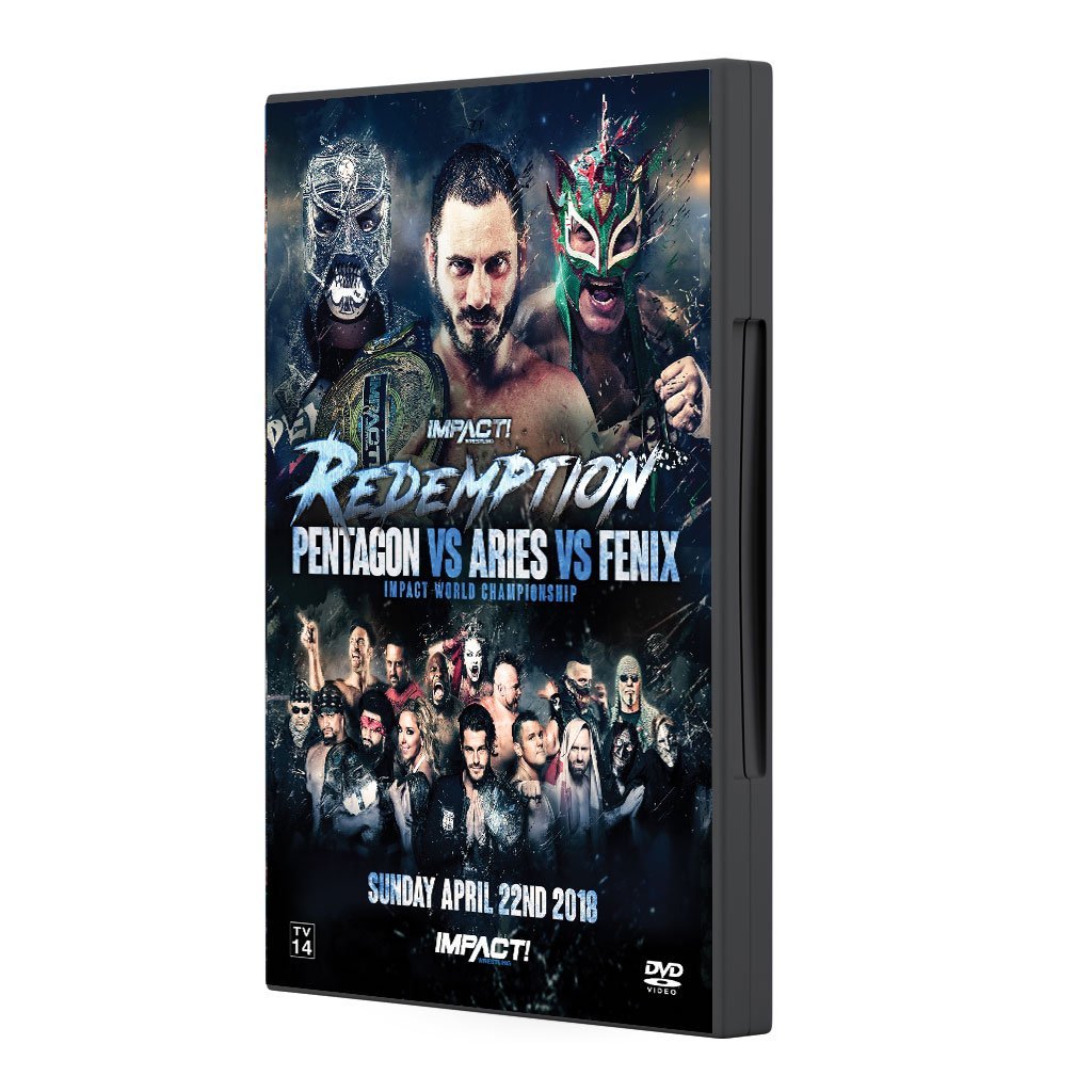2018 Impact Redemption Pentagon VS Aries VS Fenix Impact World Championship DVD