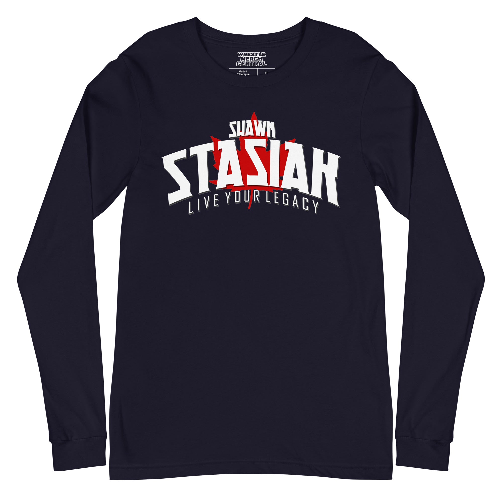 Shawn Stasiak "Live Your Legacy" Canadian Unisex Long Sleeve T-Shirt
