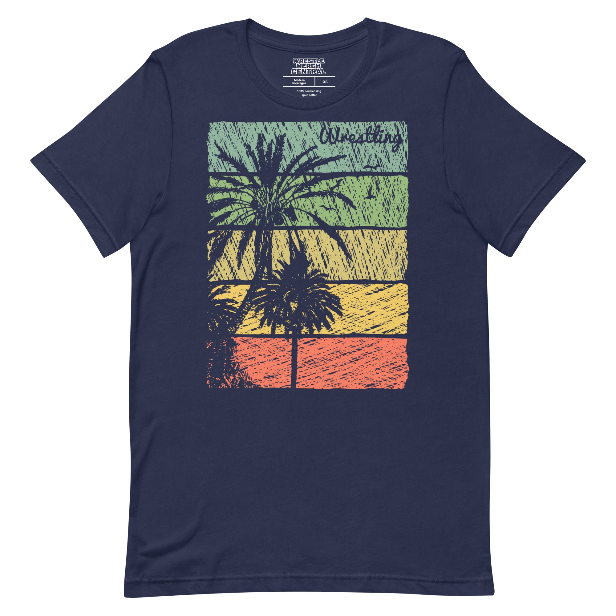 Let's Wrestle Wrestling Tropics Unisex T-Shirt