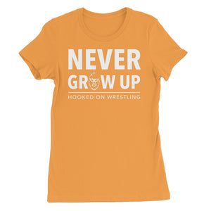 H.O.W Never Grow Up Women's Short Sleeve T-Shirt