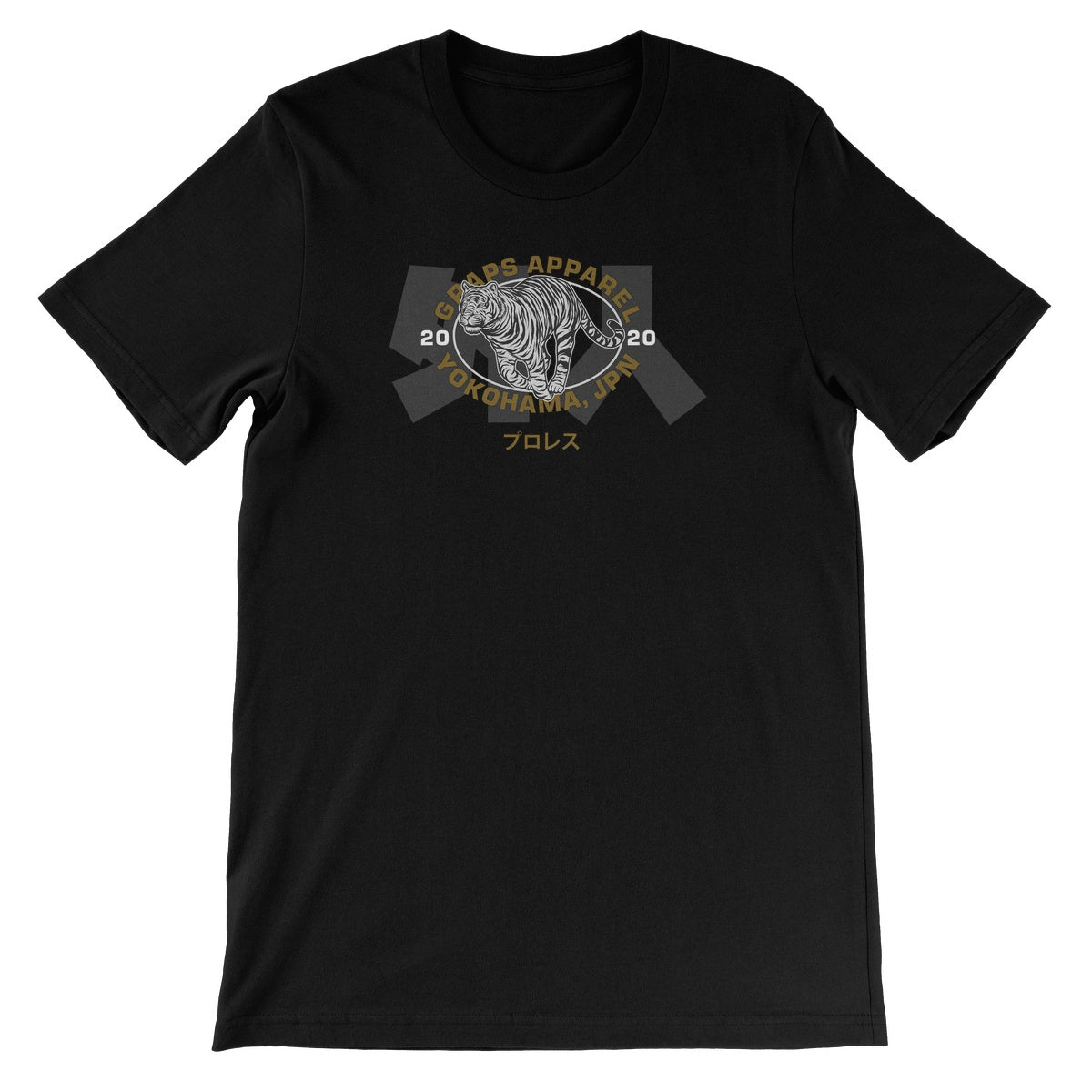 GRAPS Black Tiger Gold Unisex Short Sleeve T-Shirt