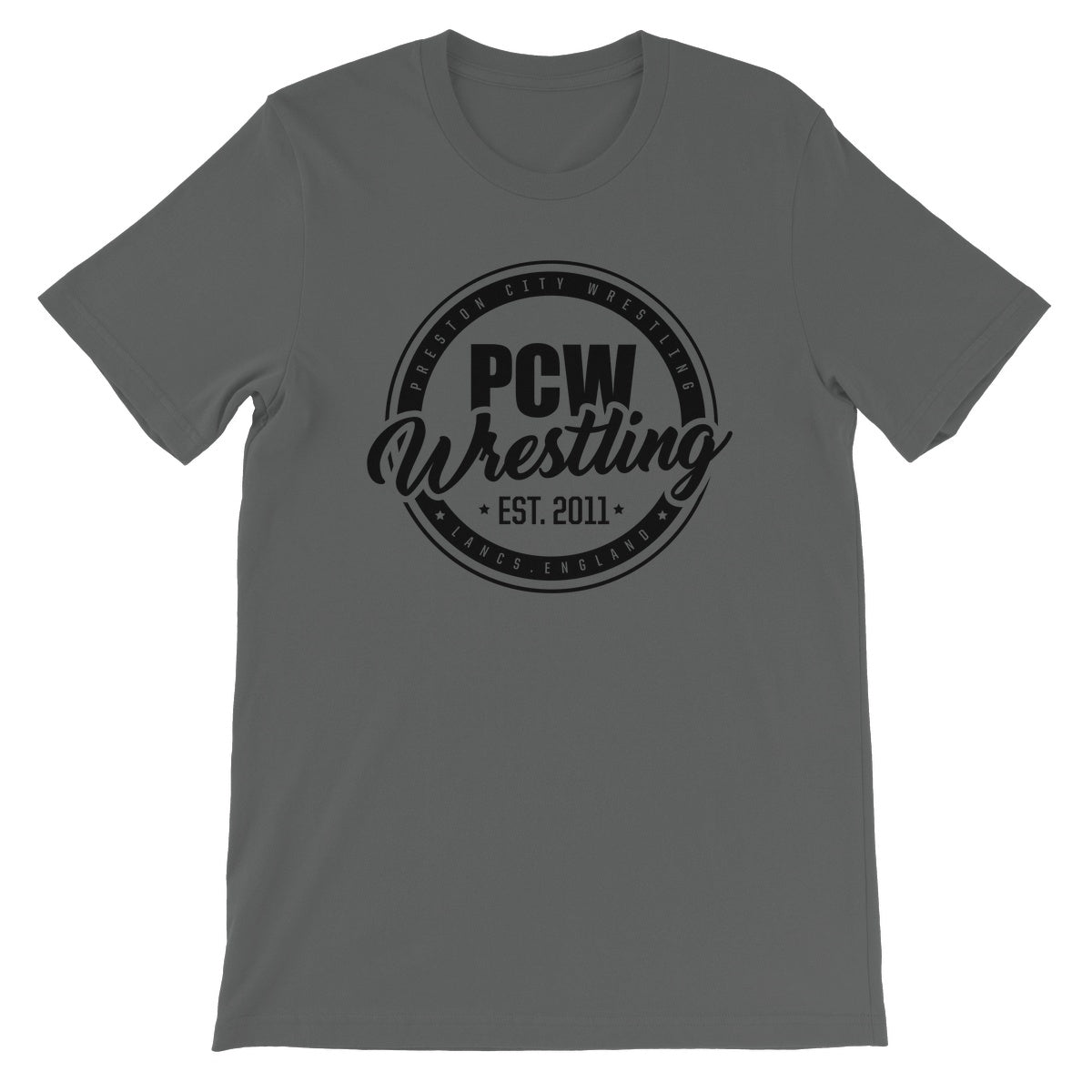 PCW UK Black Roundel Logo Unisex Short Sleeve T-Shirt