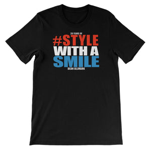 Dean Allmark #StyleWithASmile Unisex Short Sleeve T-Shirt