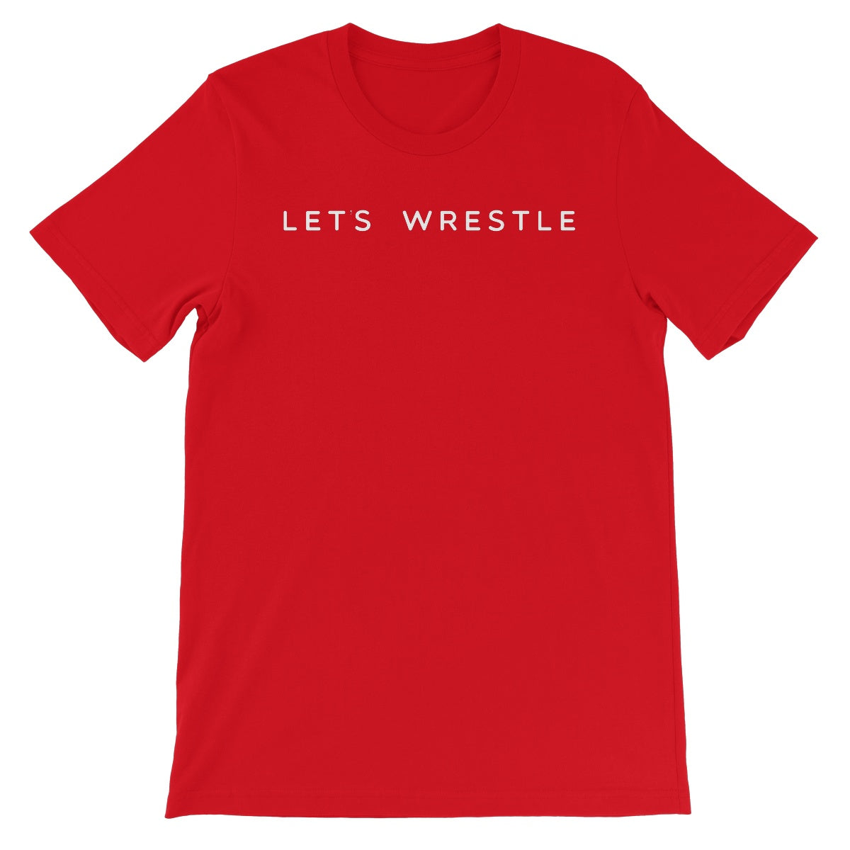 Let's Wrestle Logo Unisex Short Sleeve T-Shirt