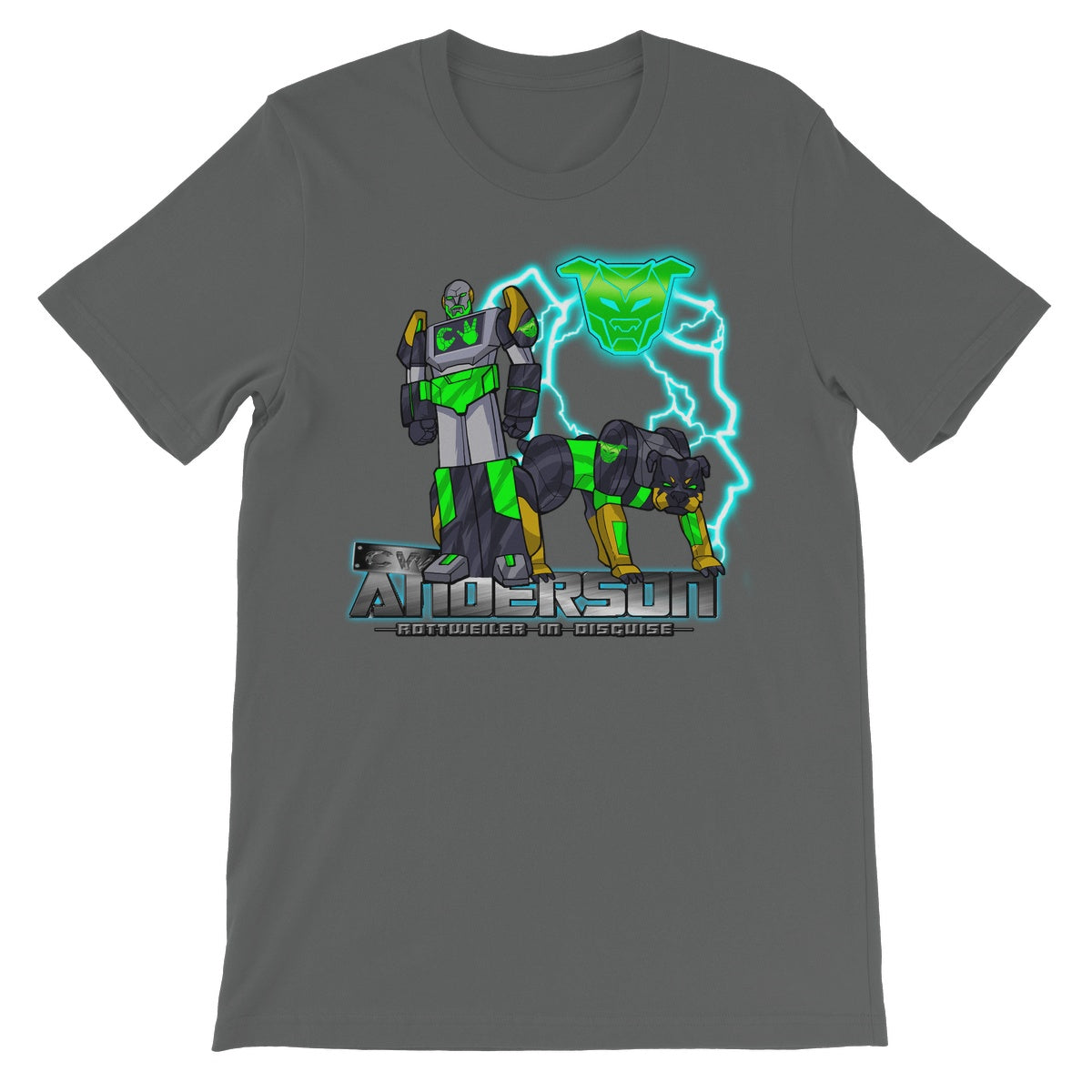 CW Anderson Rottweiler In Disguise Unisex Short Sleeve T-Shirt