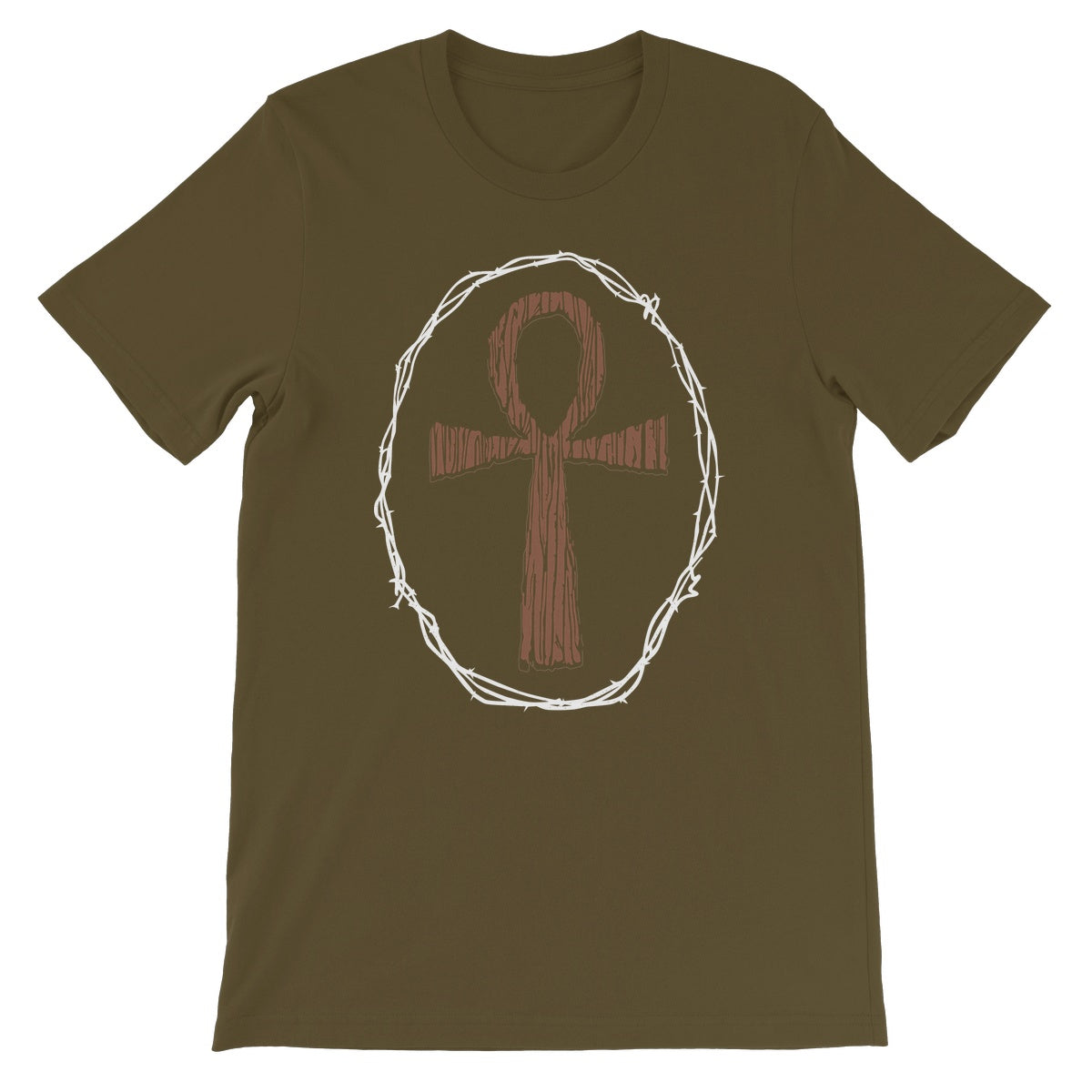 Raven Flock Ankh Unisex Short Sleeve T-Shirt