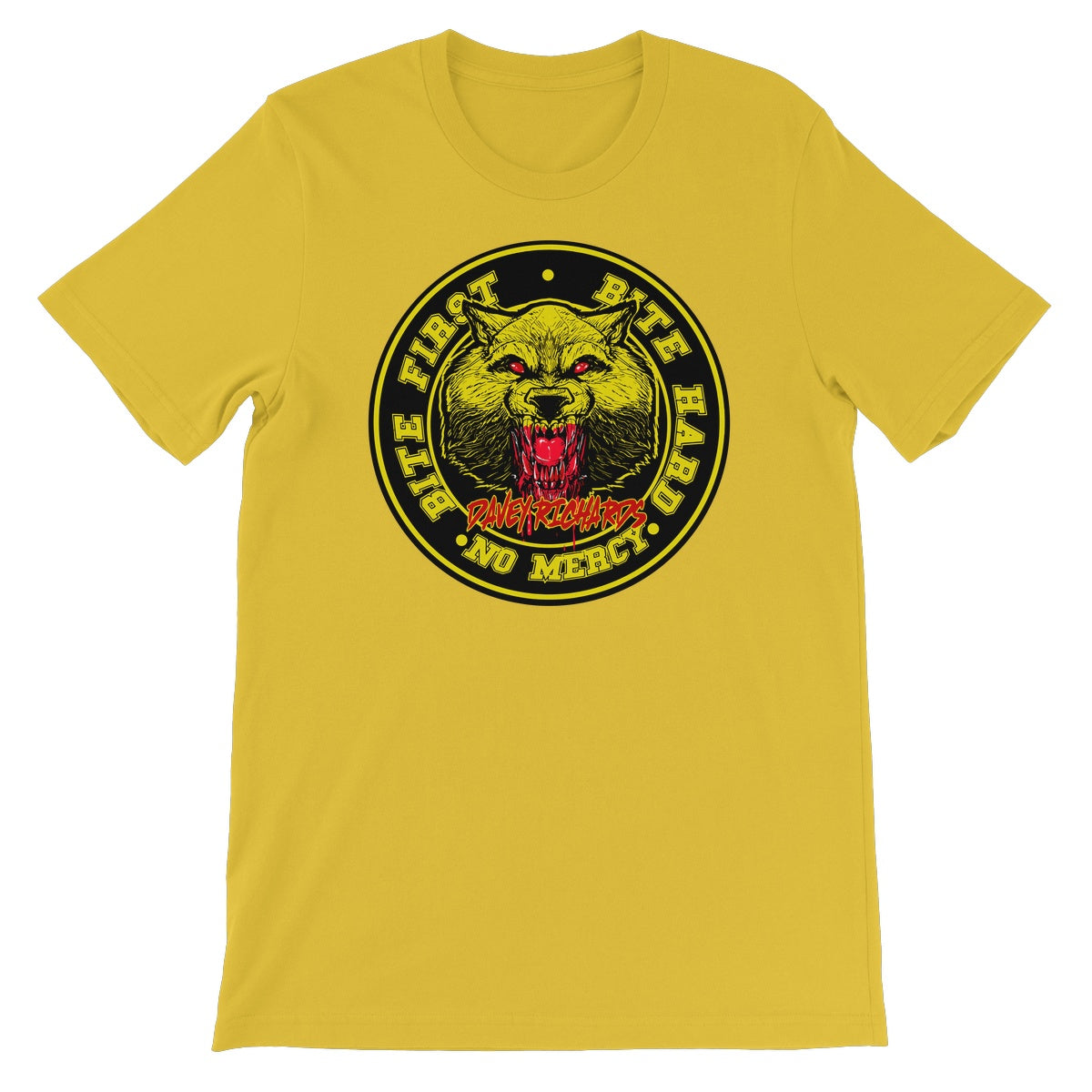 Davey Richards Bite First Logo Unisex Short Sleeve T-Shirt