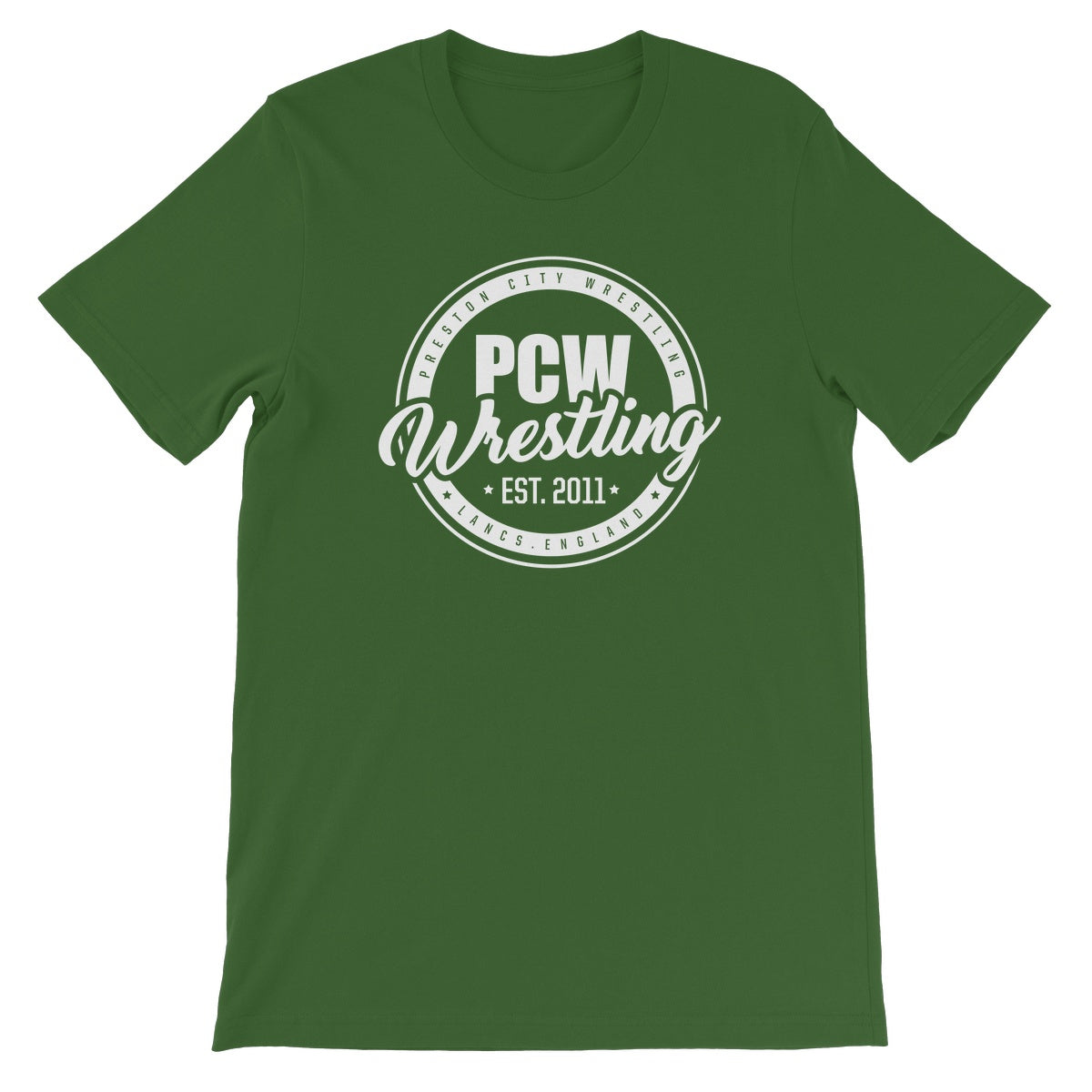 PCW UK White Roundel Logo Unisex Short Sleeve T-Shirt