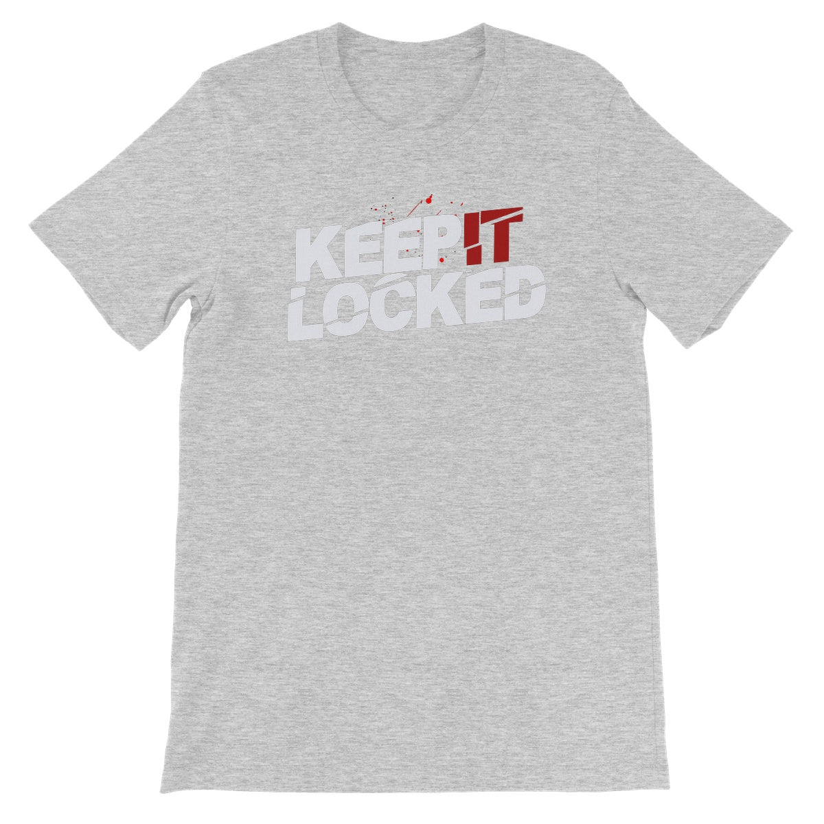 Simon Hill Keep It Locked Blood Logo Unisex Short Sleeve T-Shirt
