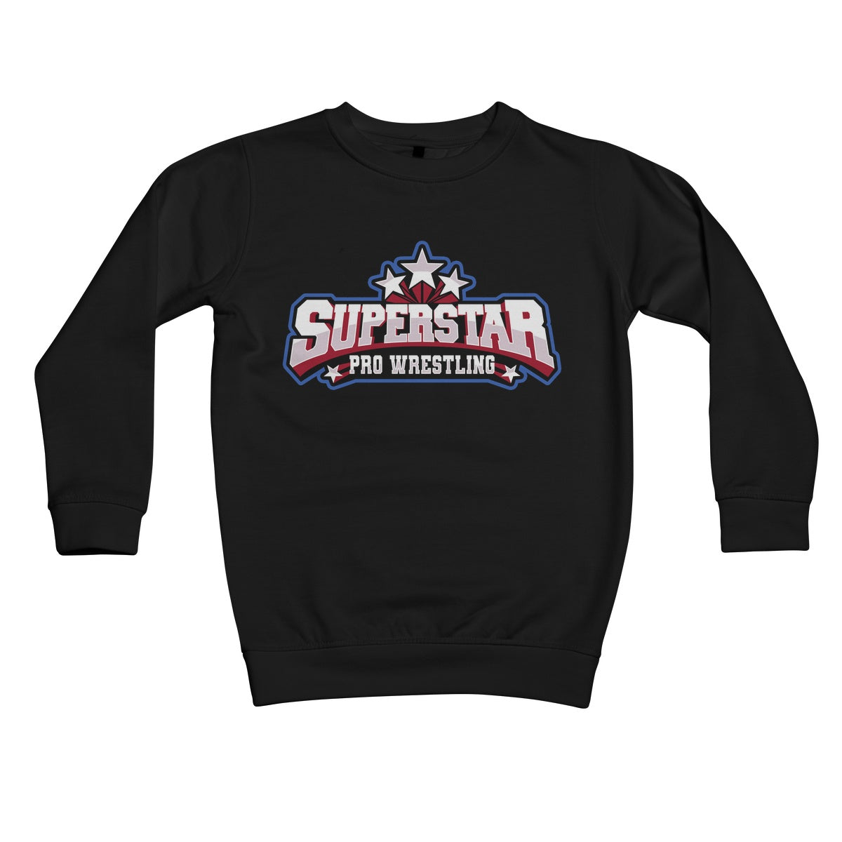 Superstar Pro Wrestling Logo Kids Sweatshirt