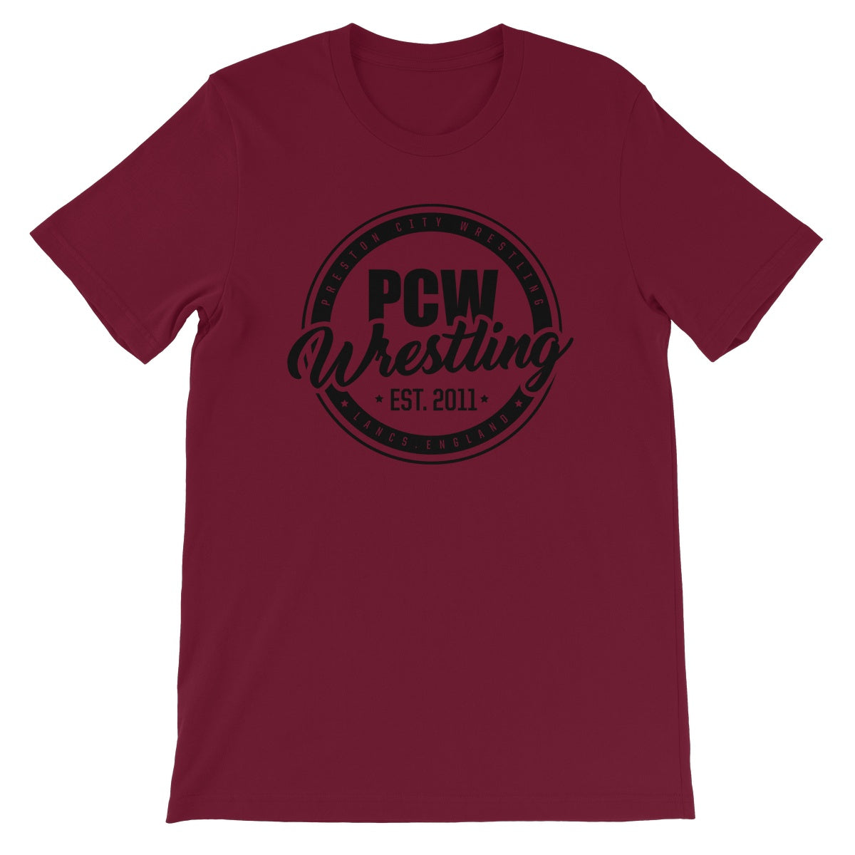 PCW UK Black Roundel Logo Unisex Short Sleeve T-Shirt