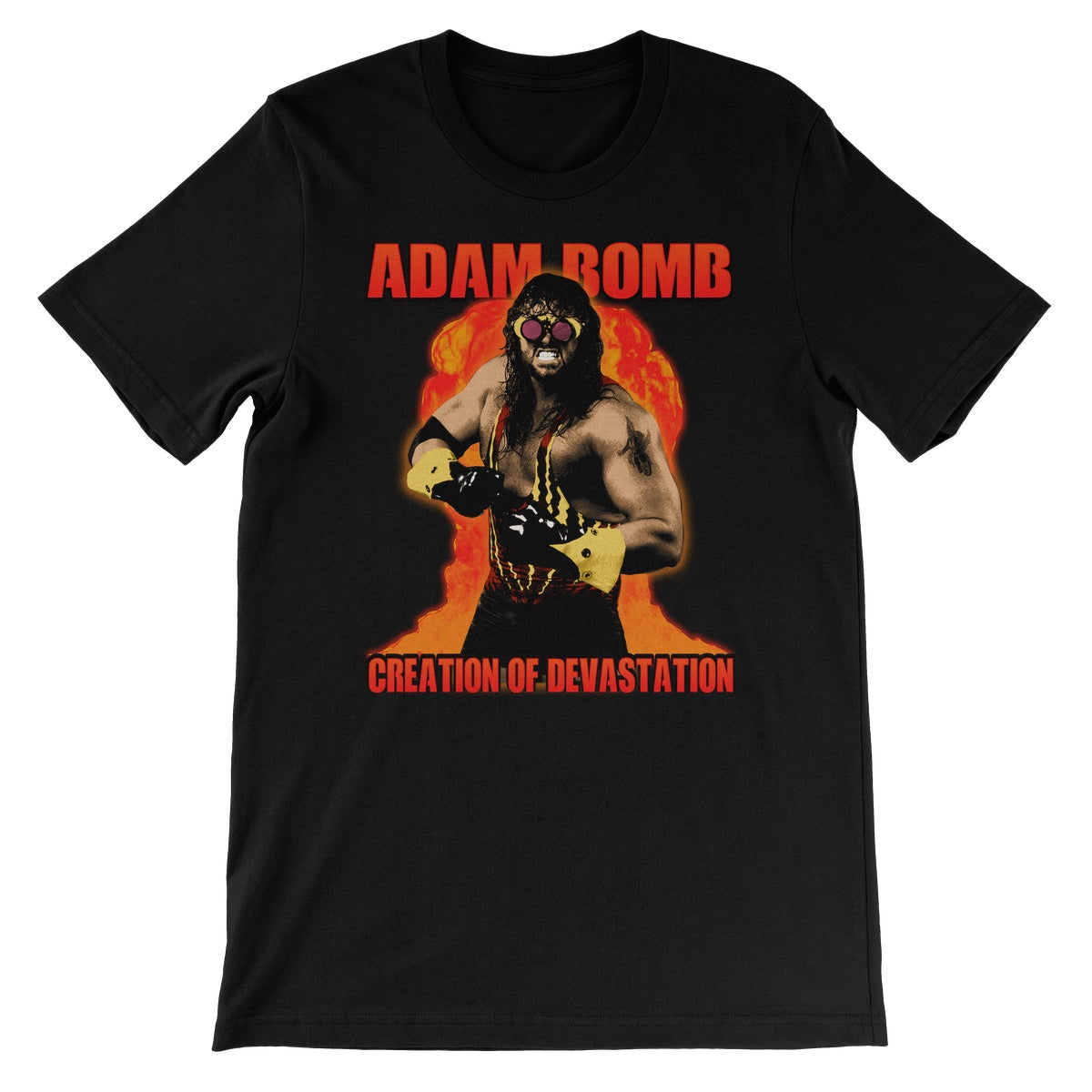 Adam Bomb Creation of Devastation Unisex Short Sleeve T-Shirt