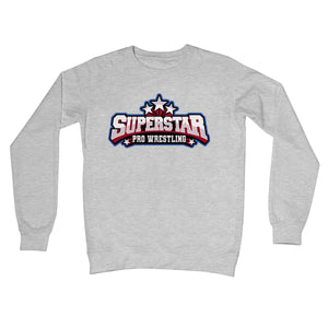 Superstar Pro Wrestling Logo Crew Neck Sweatshirt
