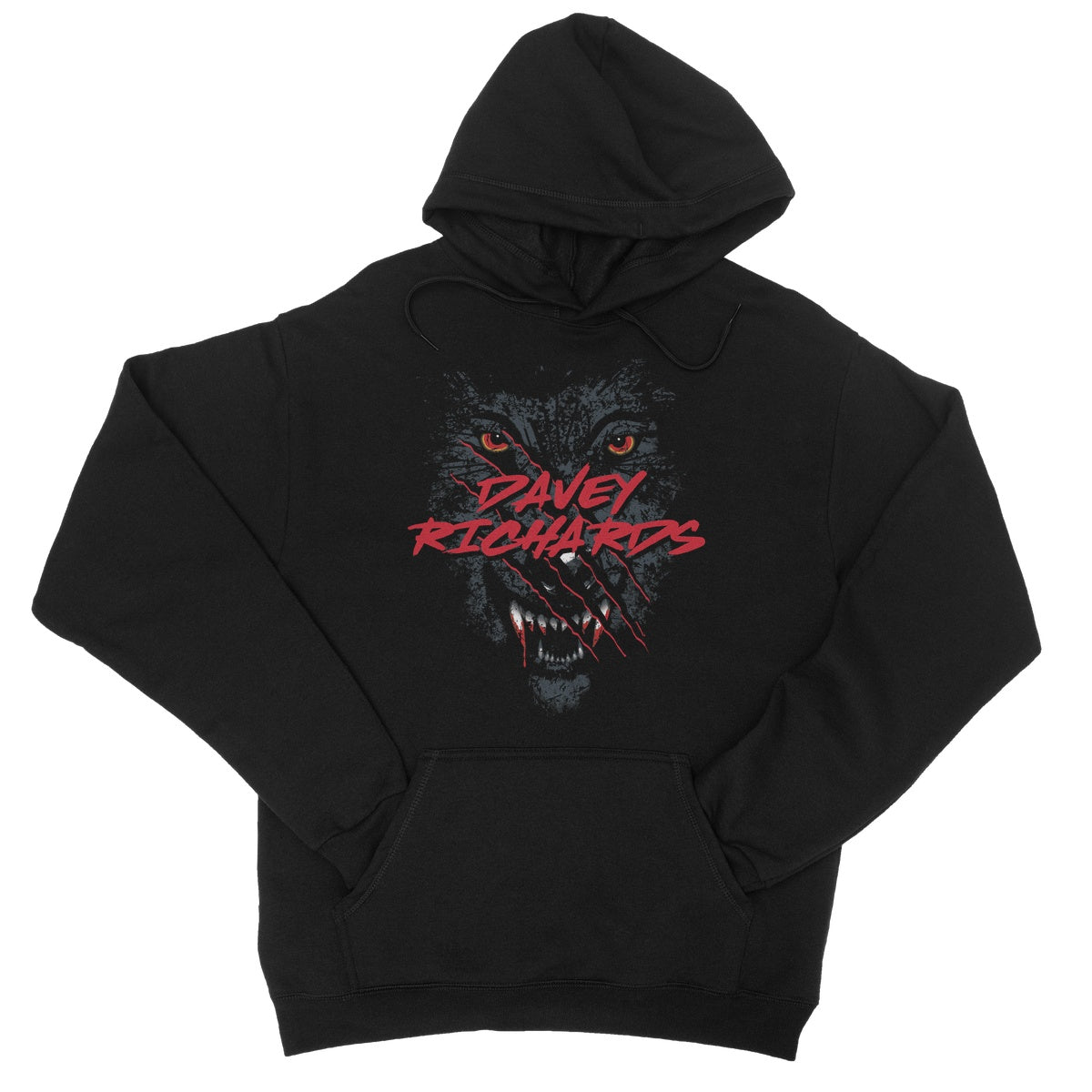 Davey Richards Wolf College Hoodie