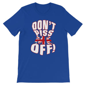 Jeff Jarrett Don't Piss Me Off UK Unisex Short Sleeve T-Shirt