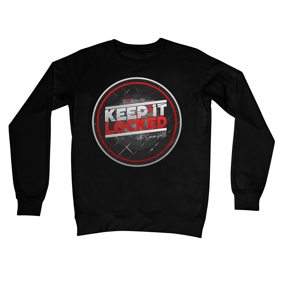 Simon Hill Keep It Locked Circle Logo V2 Crew Neck Sweatshirt