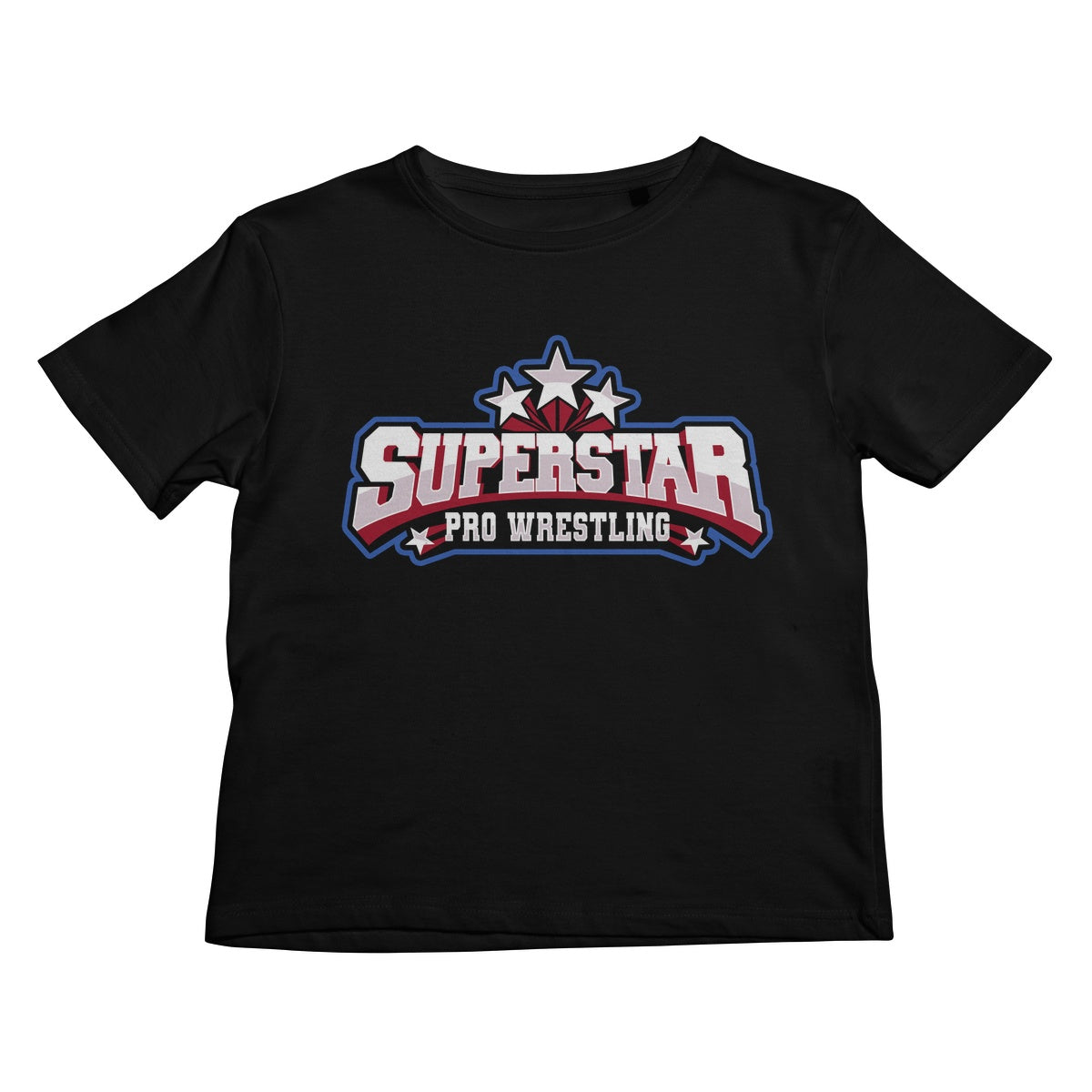 Superstar Pro Wrestling Logo Kids T-Shirt