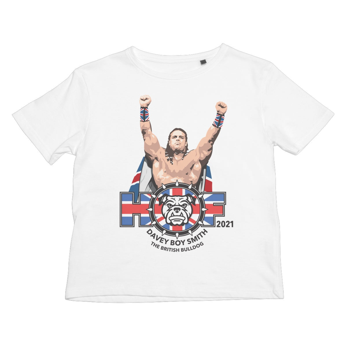 British Bulldog HOF 2021 (WHITE) Kids T-Shirt