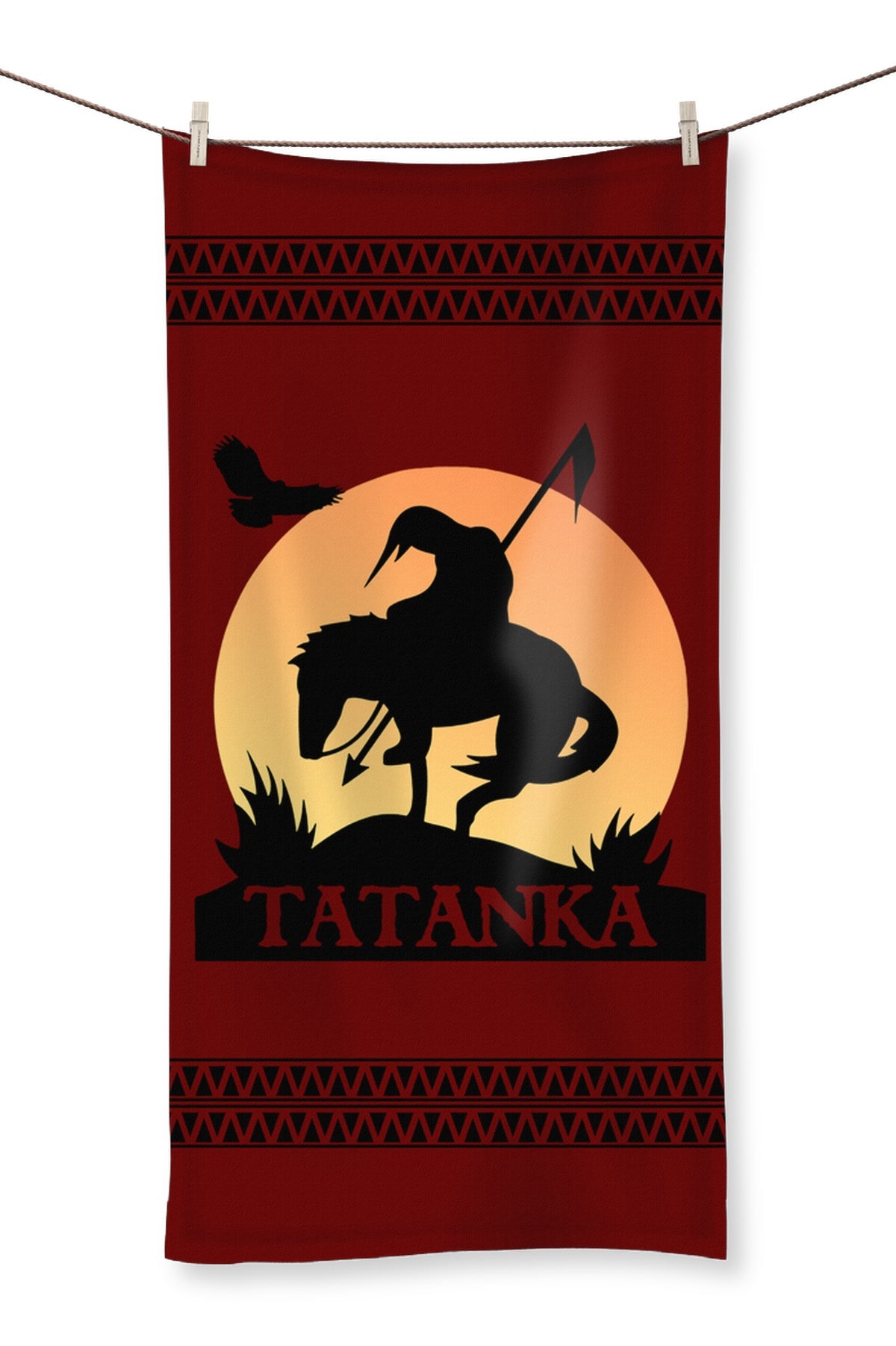 Tatanka End Of The Trail Towel