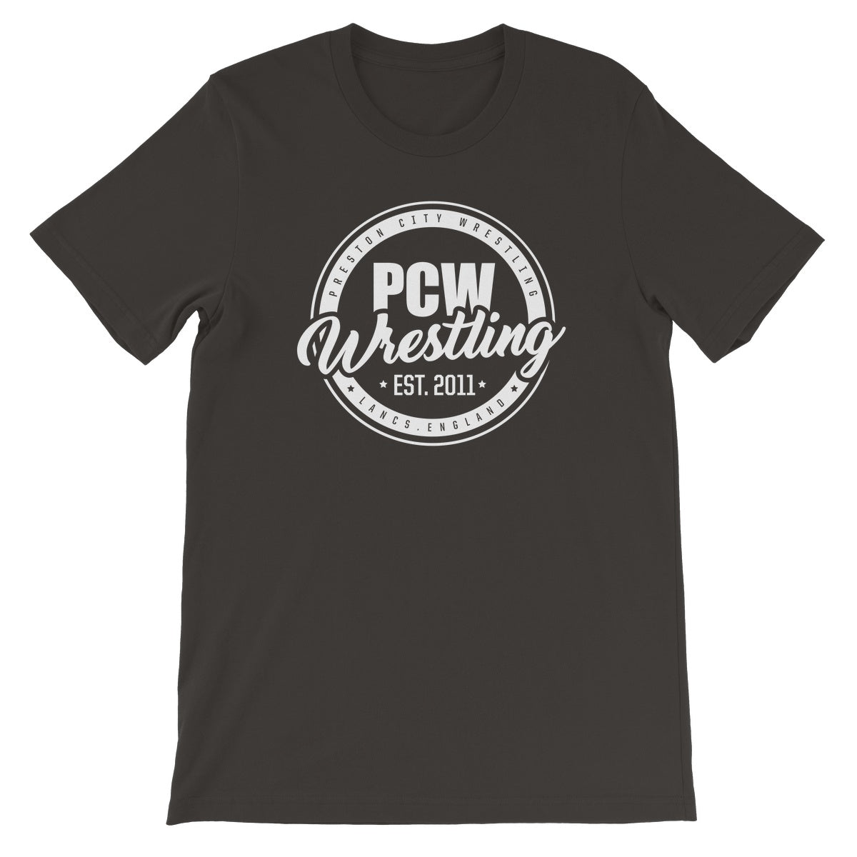 PCW UK White Roundel Logo Unisex Short Sleeve T-Shirt