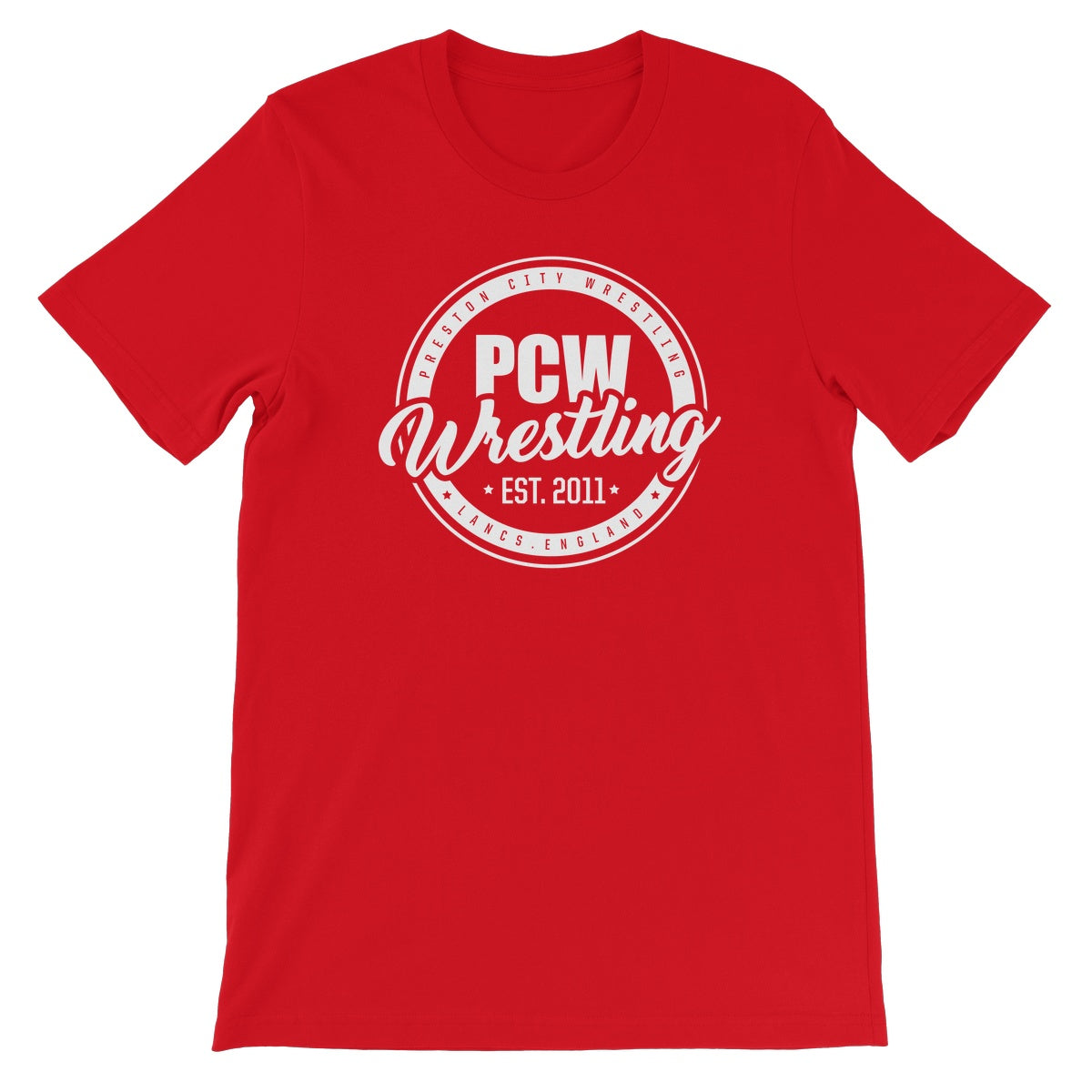 PCW UK White Roundel Logo Unisex Short Sleeve T-Shirt