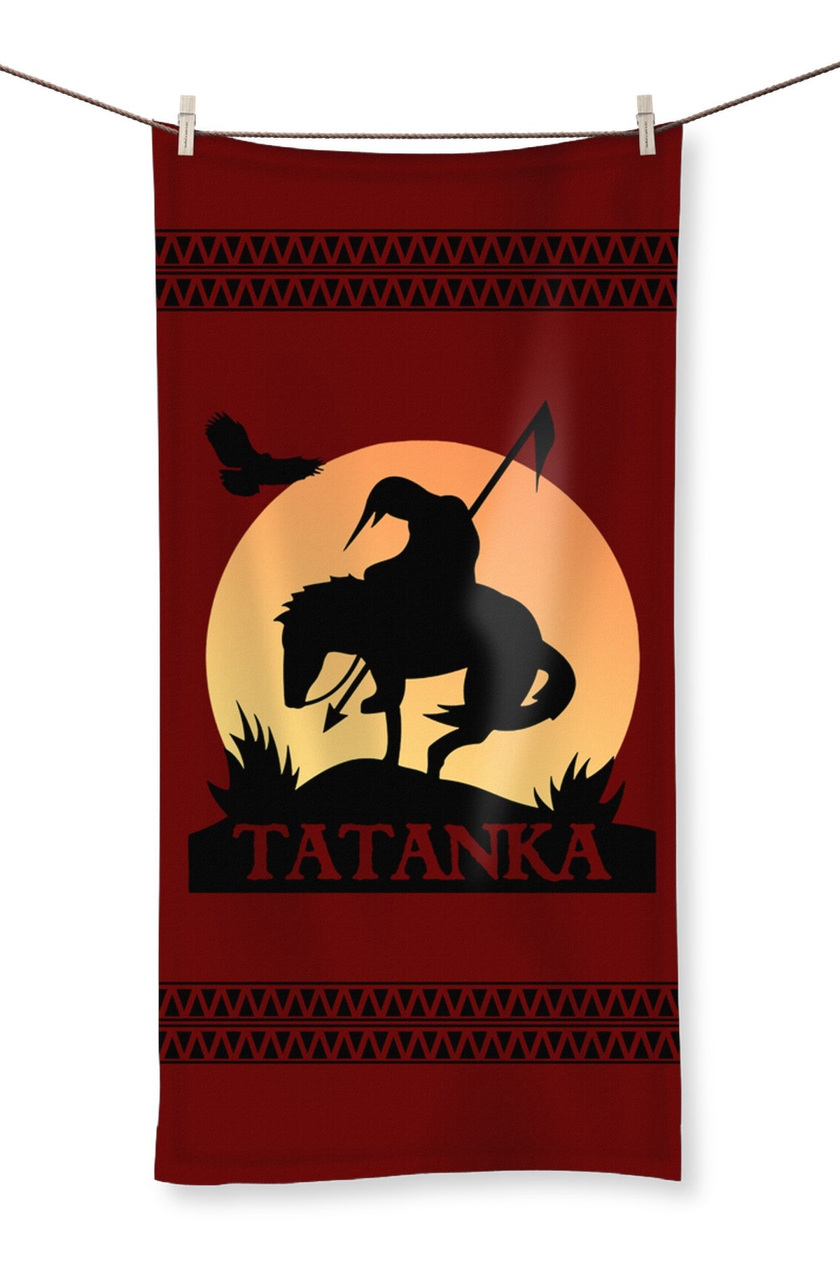 Tatanka End Of The Trail Towel