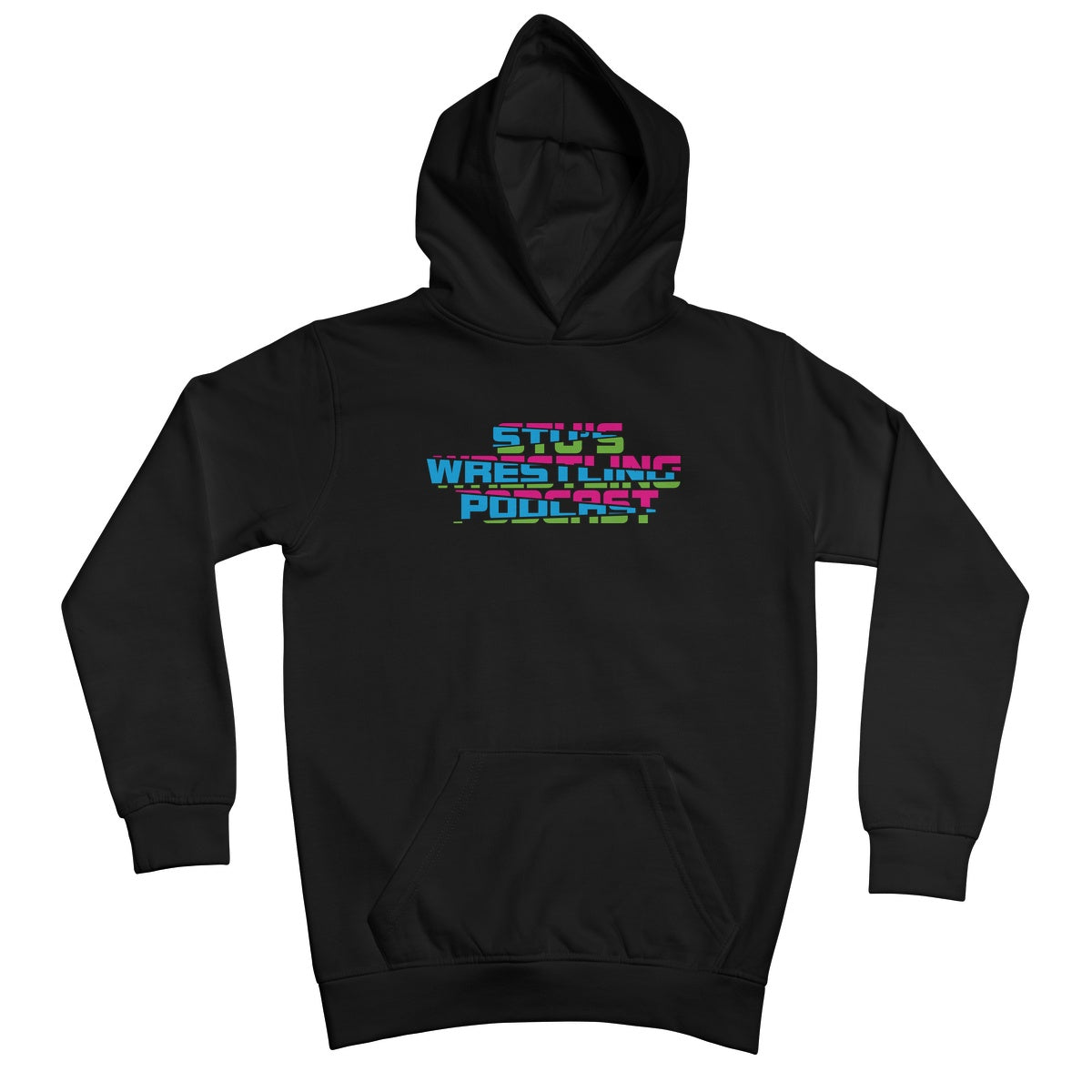 Stu's Wrestling Podcast Logo Kids Hoodie