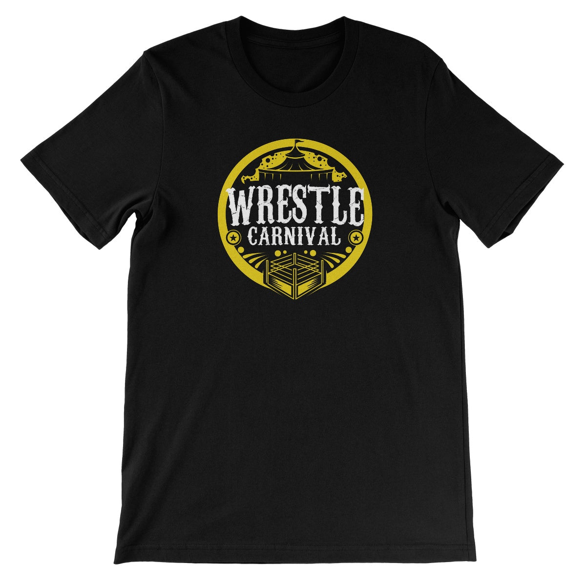 Wrestle Carnival Gold Logo Unisex Short Sleeve T-Shirt