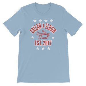 CxE Red, White and Blue Unisex Short Sleeve T-Shirt