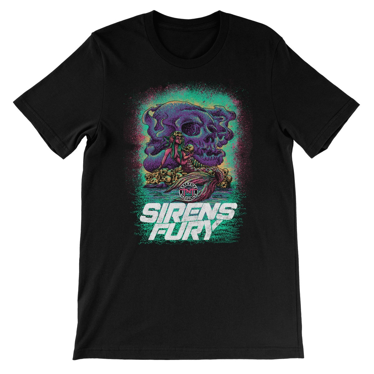 TNT Extreme Wrestling Sirens Fury Unisex Short Sleeve T-Shirt