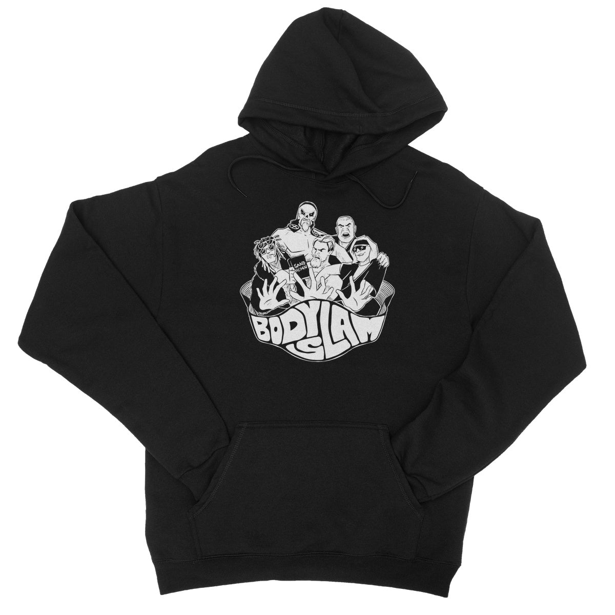BodySlam! Pro-Wrestling Cartoon College Hoodie