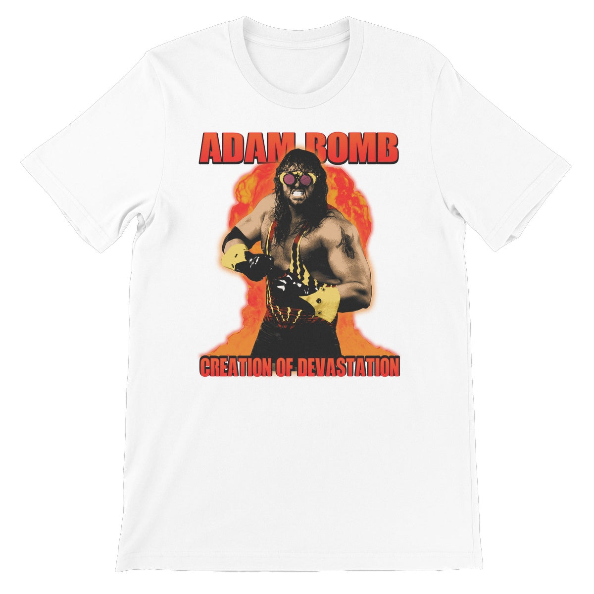 Adam Bomb Creation of Devastation Unisex Short Sleeve T-Shirt