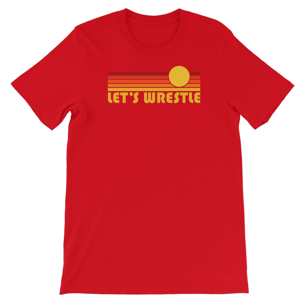 Let's Wrestle Sunrise Unisex Short Sleeve T-Shirt