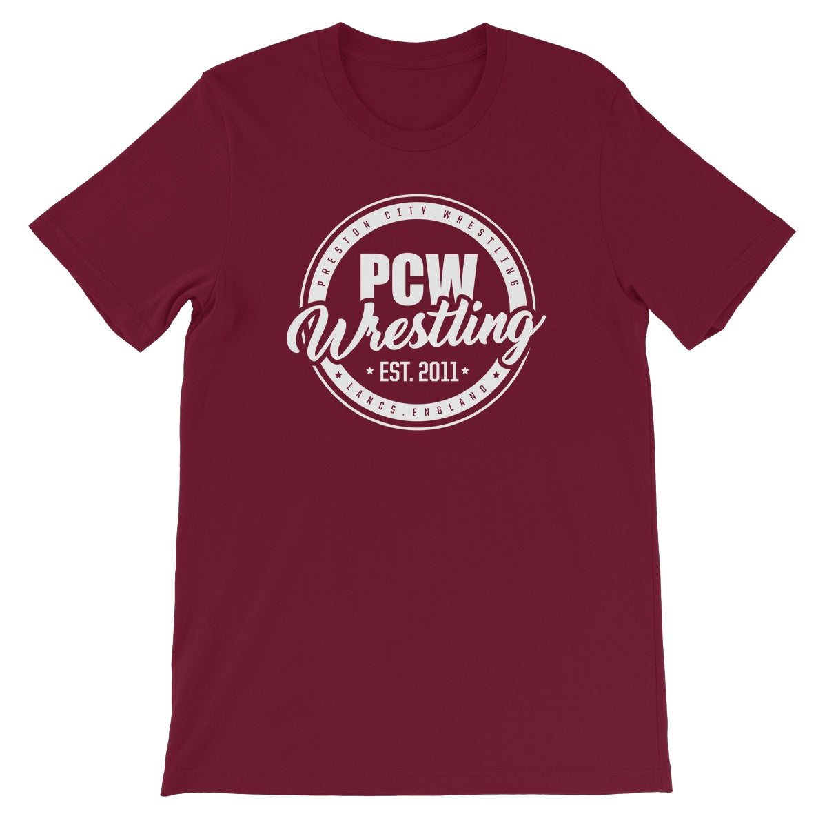 PCW UK White Roundel Logo Unisex Short Sleeve T-Shirt