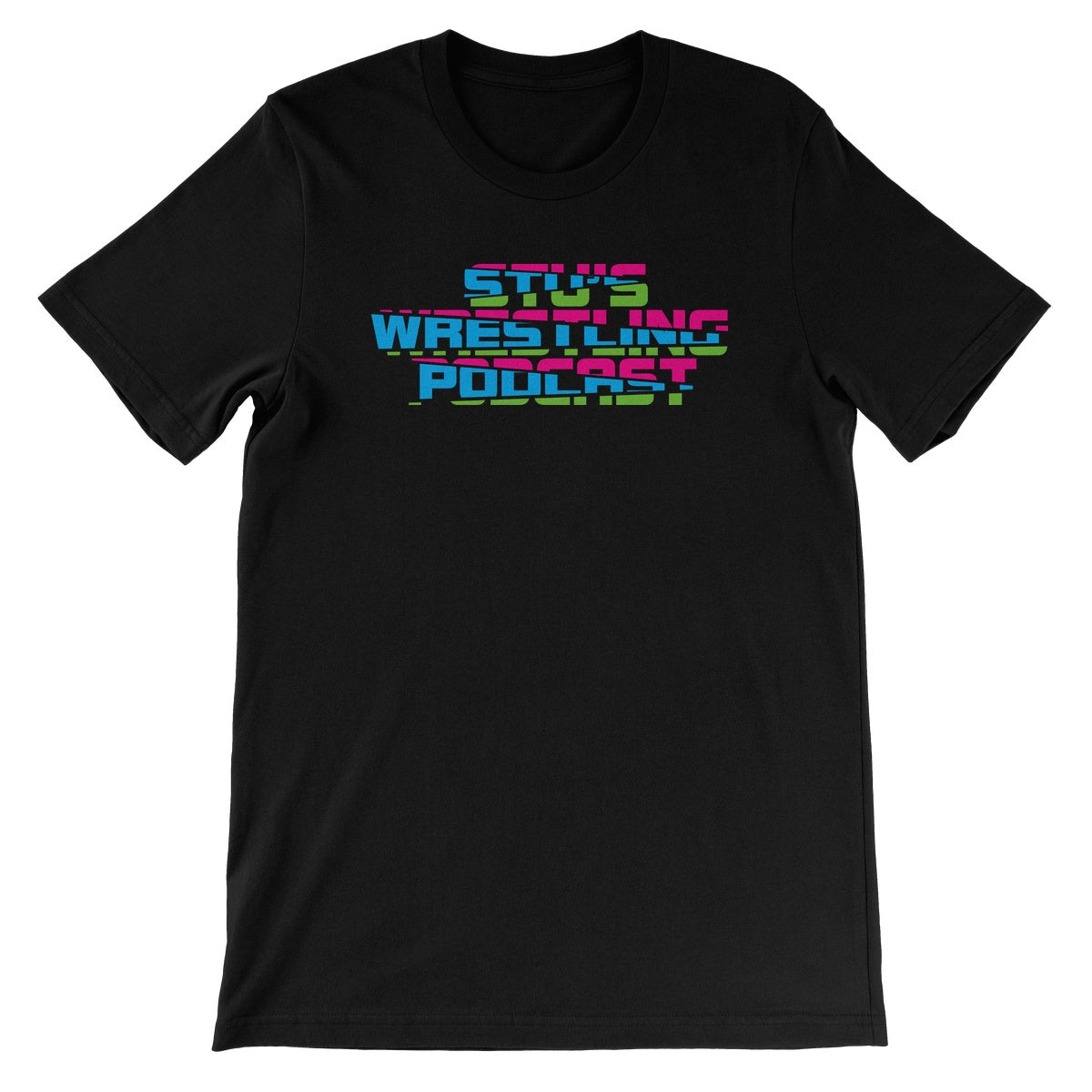 Stu's Wrestling Podcast Logo Unisex Short Sleeve T-Shirt