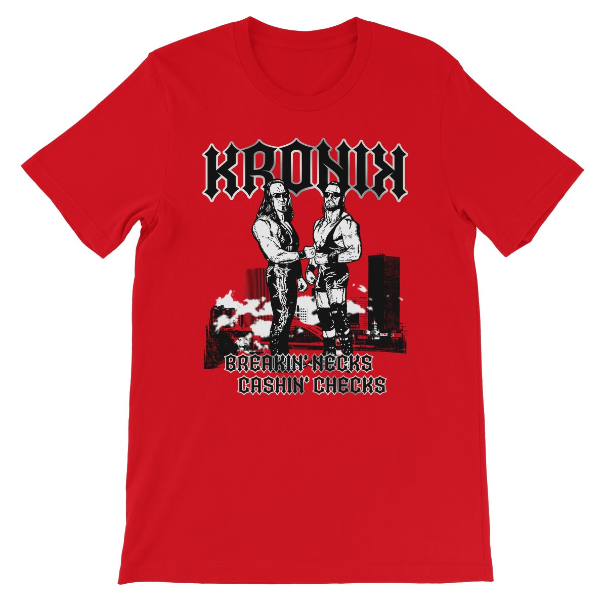 Kronik Breakin' Necks Metal Unisex Short Sleeve T-Shirt