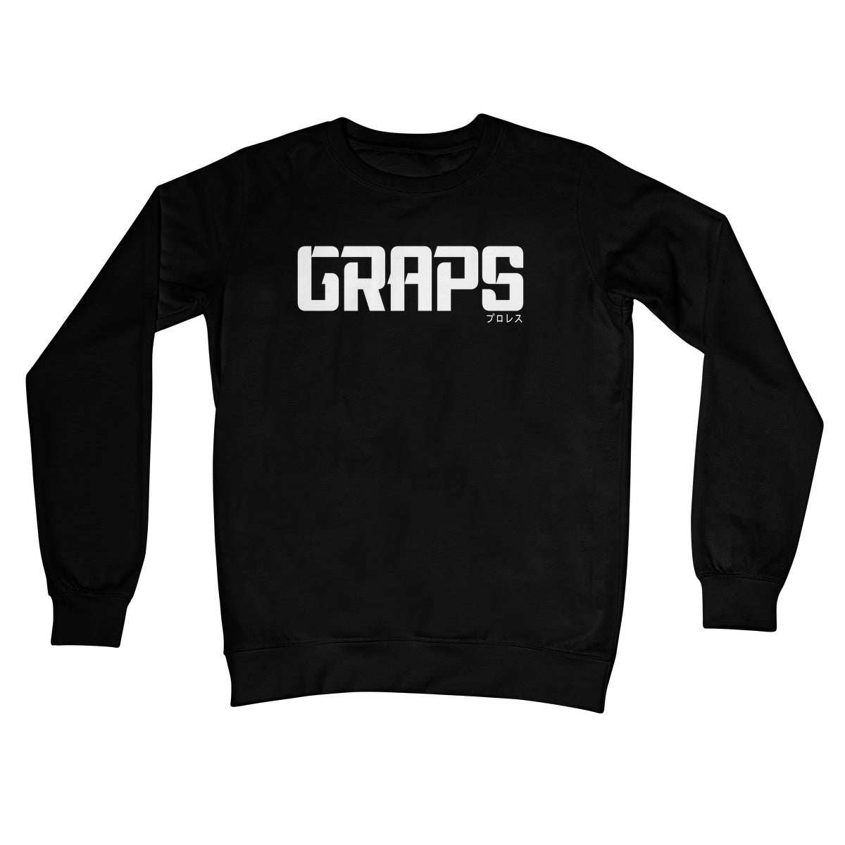 GRAPS White Crew Neck Sweatshirt