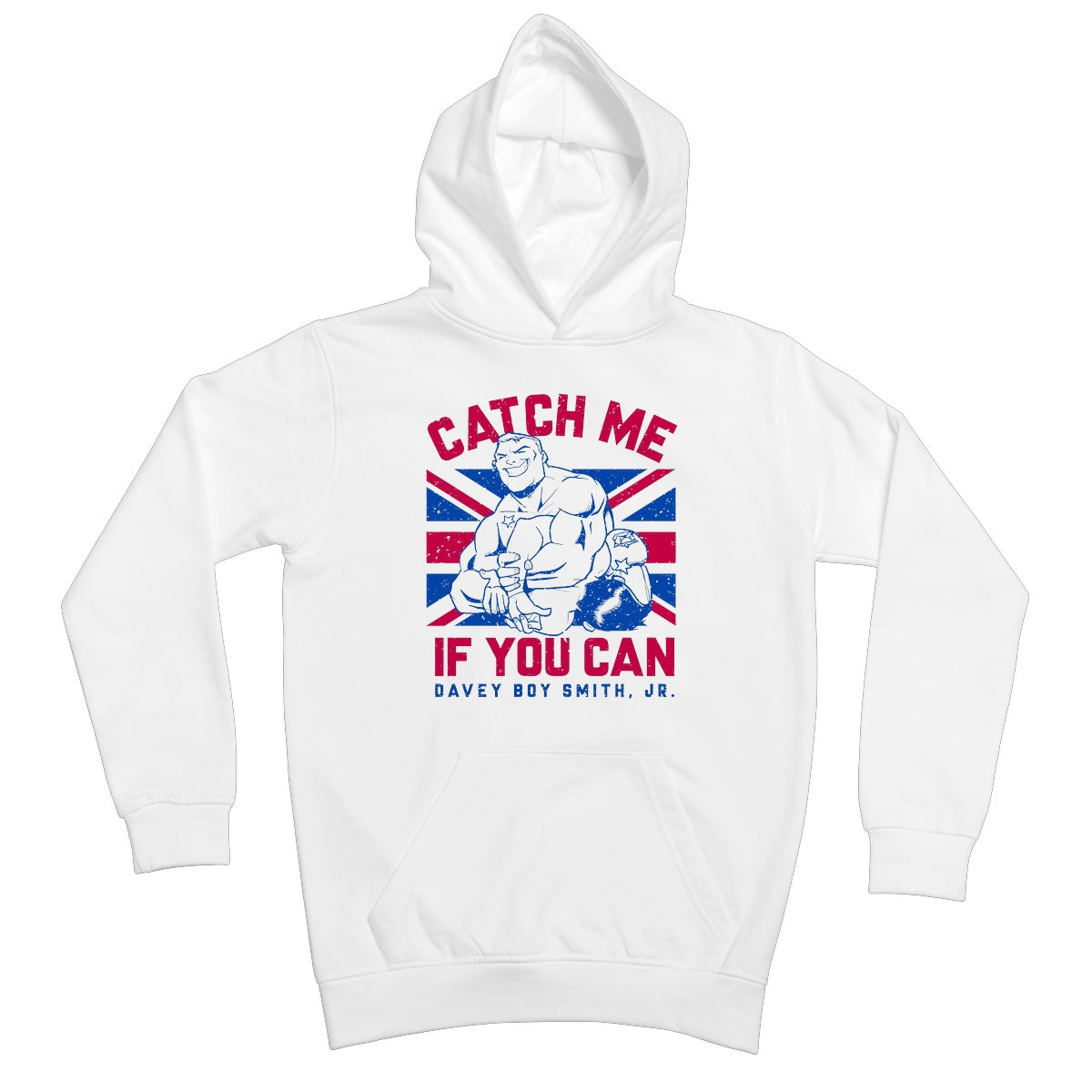 Davey Boy Smith Jr Catch Me If You Can Kids Hoodie