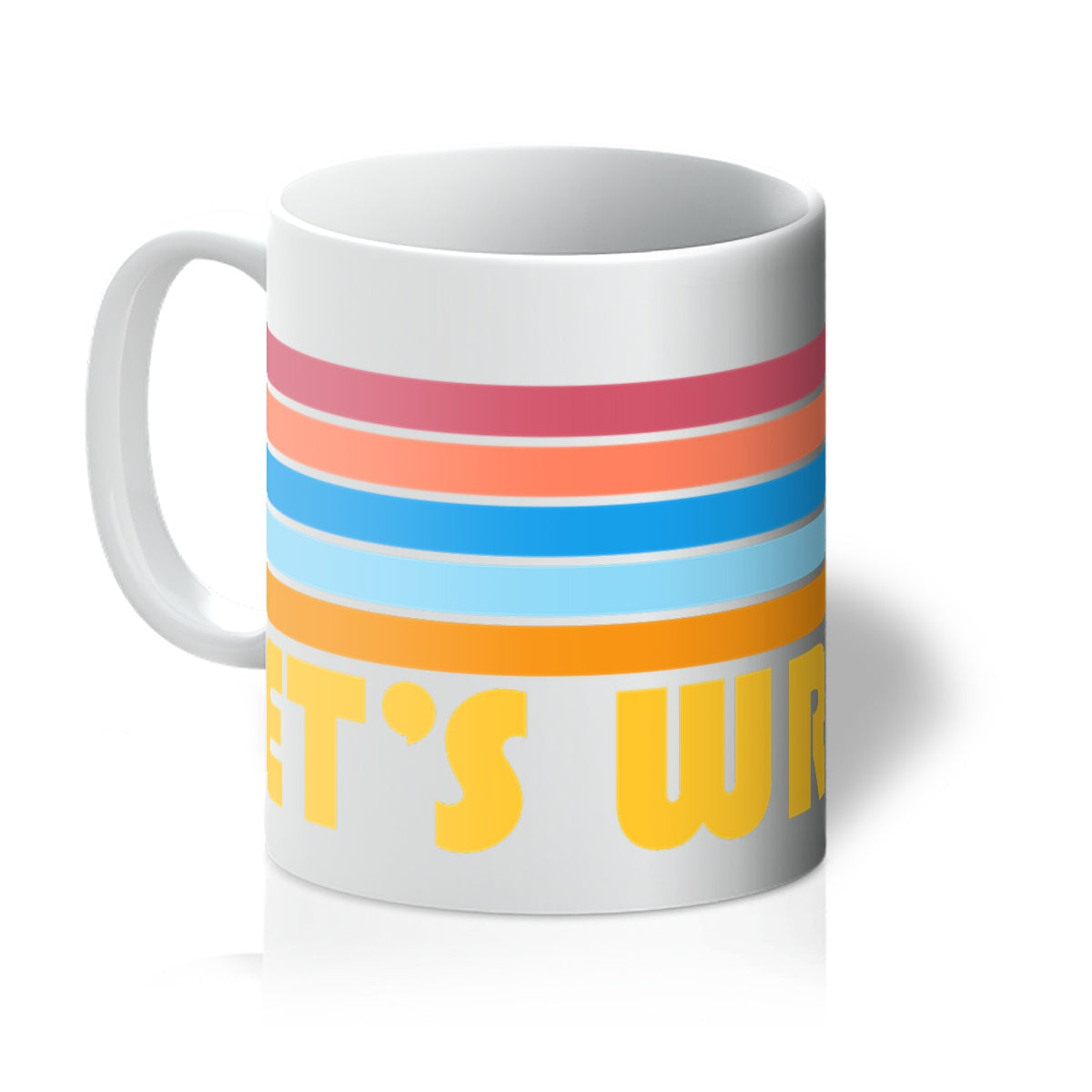 Let's Wrestle Summer Waves Mug