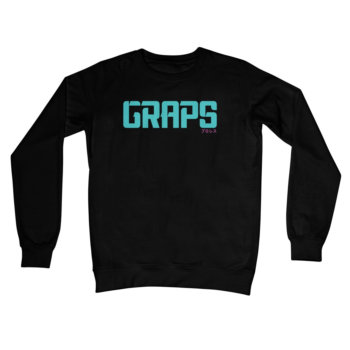 GRAPS - Blue/Pink Crew Neck Sweatshirt
