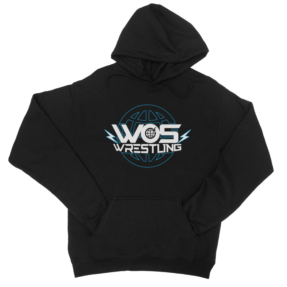 WOS Wrestling Logo College Hoodie