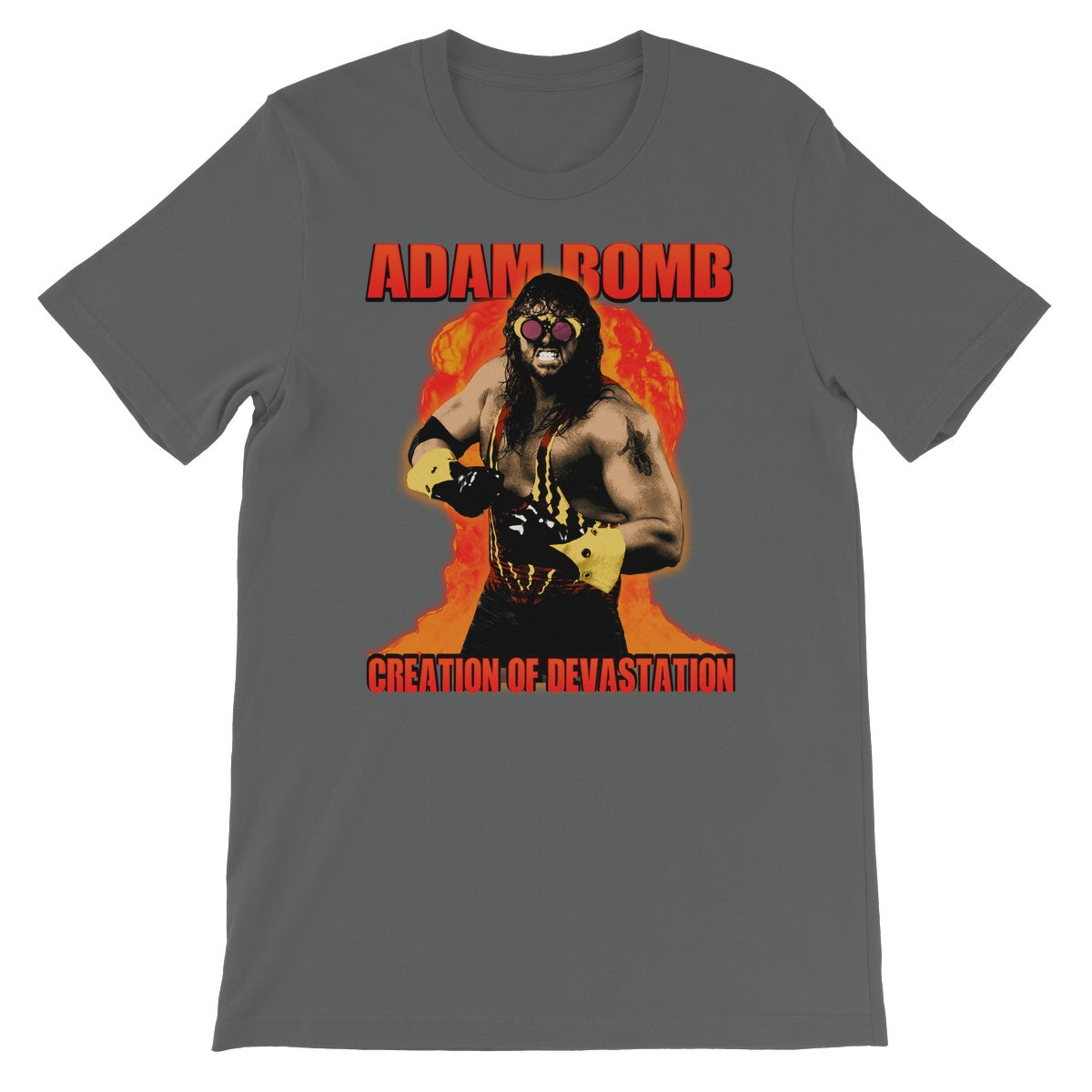 Adam Bomb Creation of Devastation Unisex Short Sleeve T-Shirt