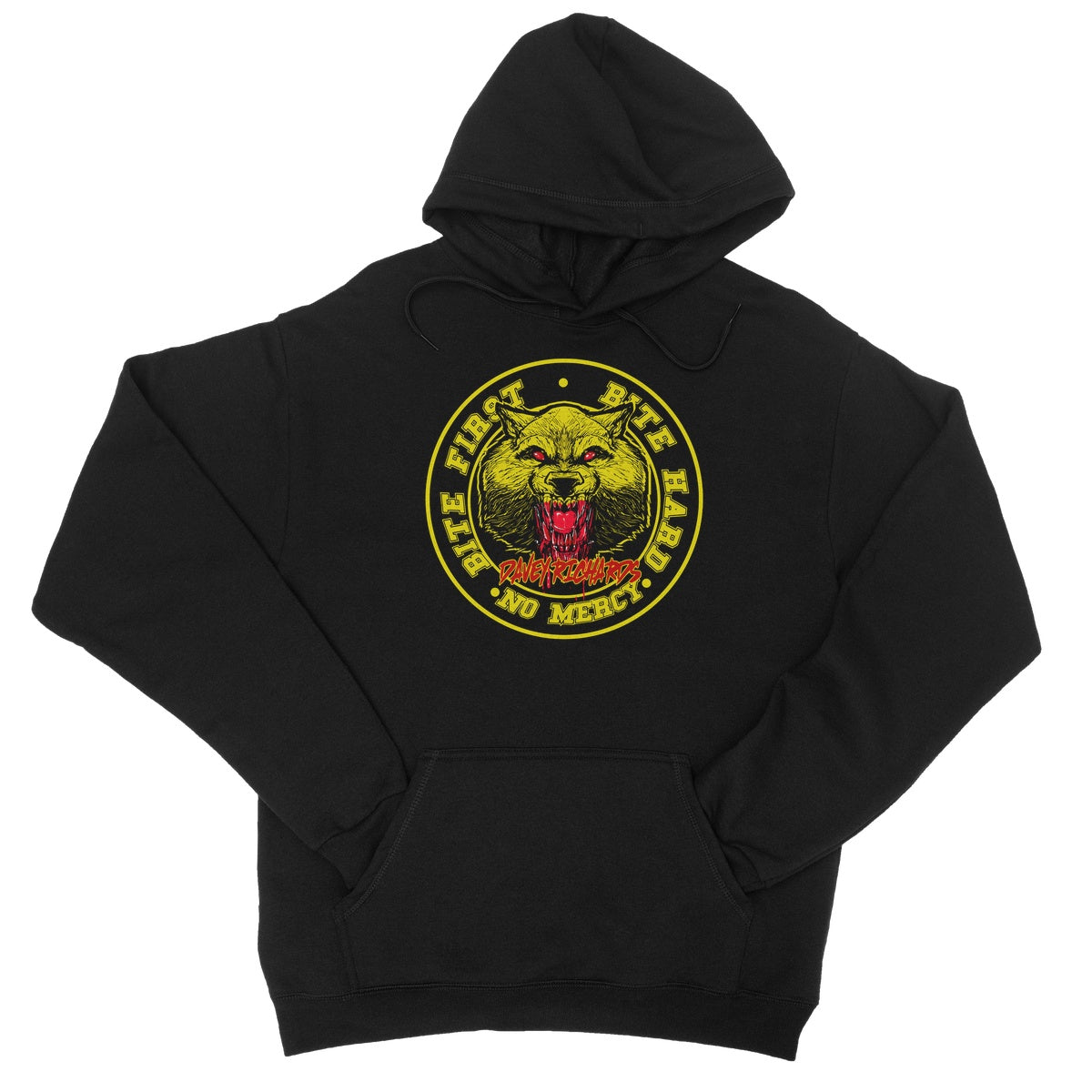 Davey Richards Bite First Logo College Hoodie
