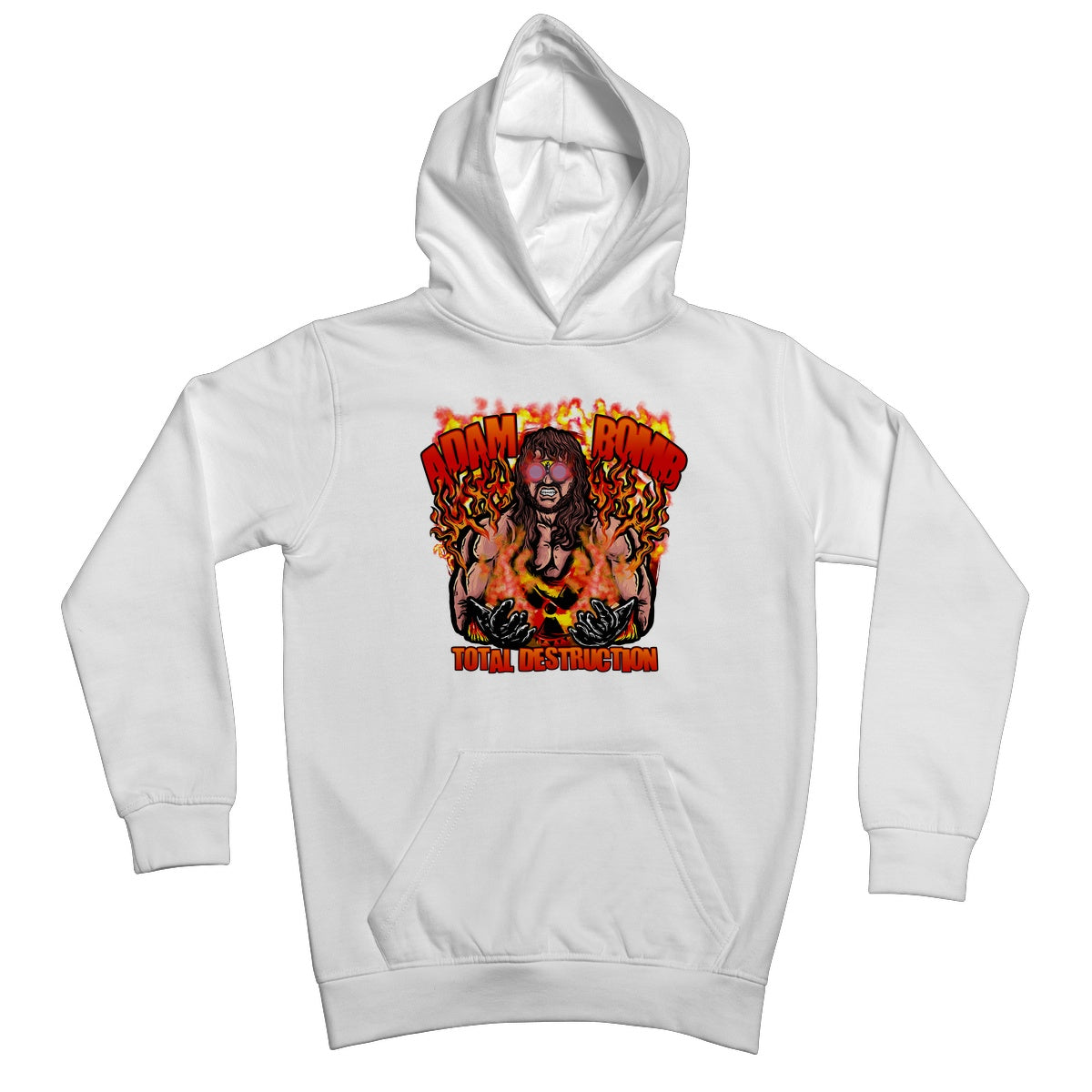 Adam Bomb Flame Bomb Kids Hoodie
