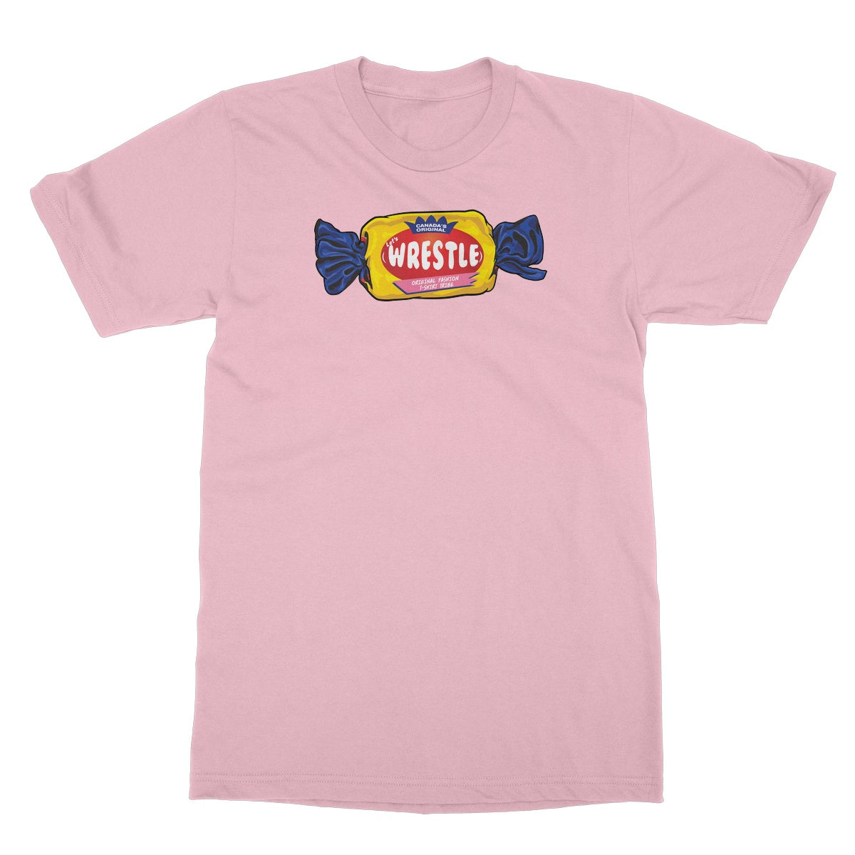 Let's Wrestle Bubble Softstyle T-Shirt